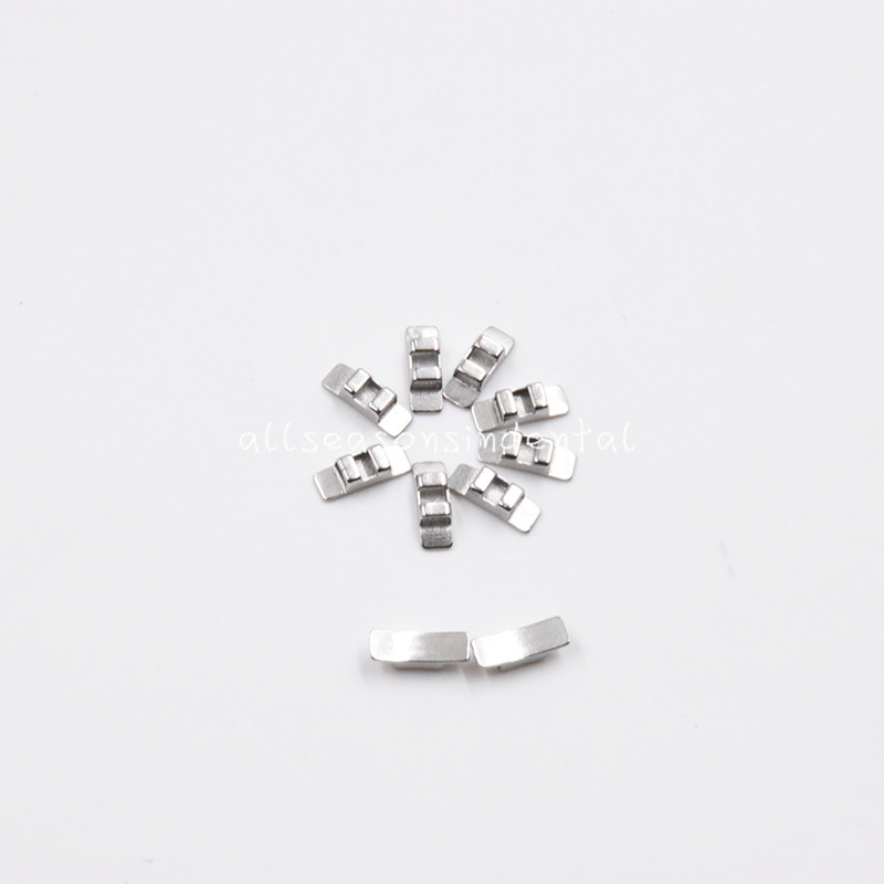 10 Pcs/Bag Dental Orthodontic Accessory Lingual Sheath With No/Left/Right Hook
