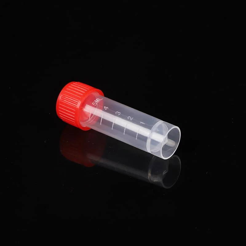 50 Pieces 5 ml Plastic Graduated Vial Sample Bottle Storage Container Tubes with
