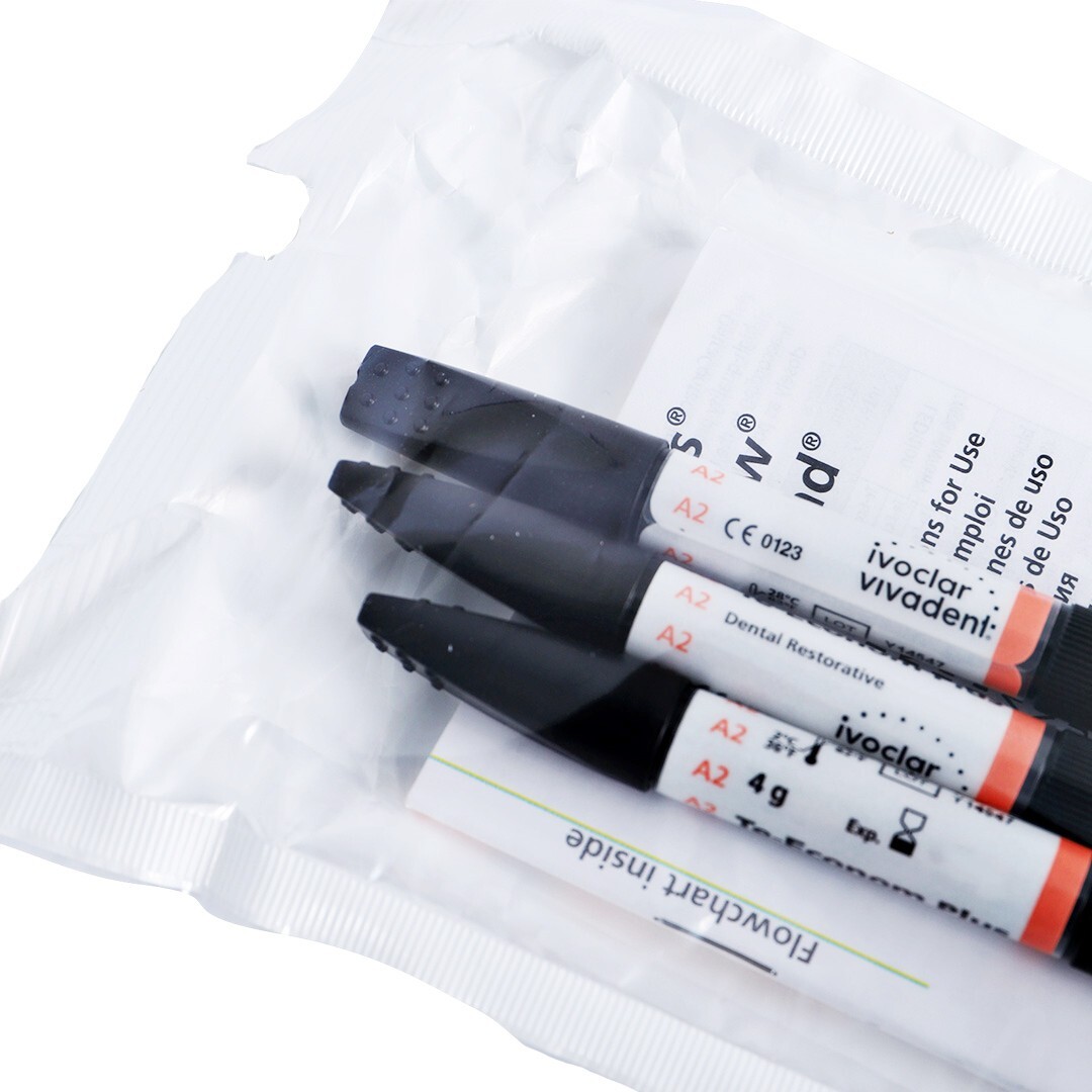 3 Syringes/Set Ivoclar Vivadent Dental Light Cure Composite TE-Econom Plus Resin