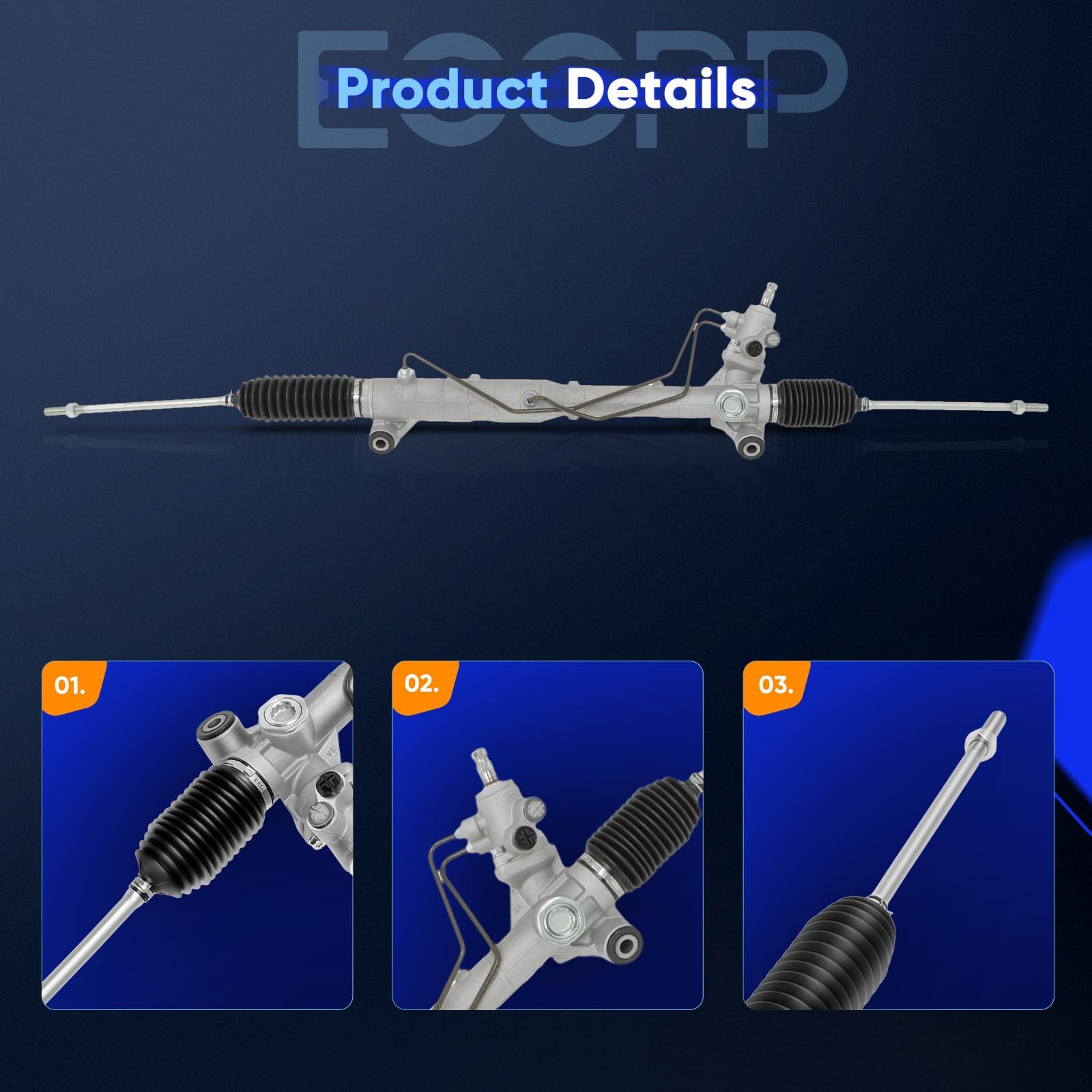 Power Steering Rack Pinion for Suzuki Grand Vitara 06-13 2.4/2.7/3.2L 4858065J51