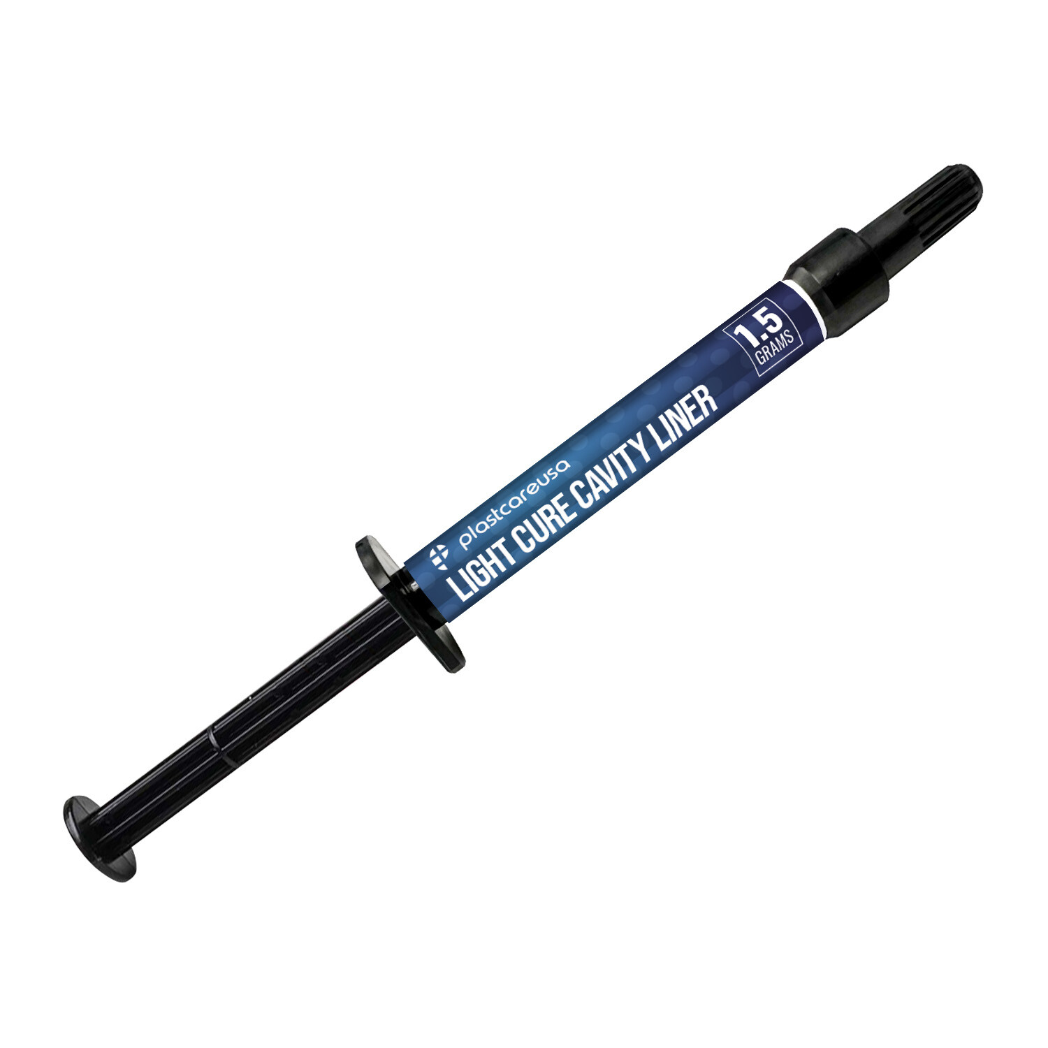 2 Dental Light Curve Cavity Liner Syringe 1.5g + 10 Applicator Tips, Made in USA