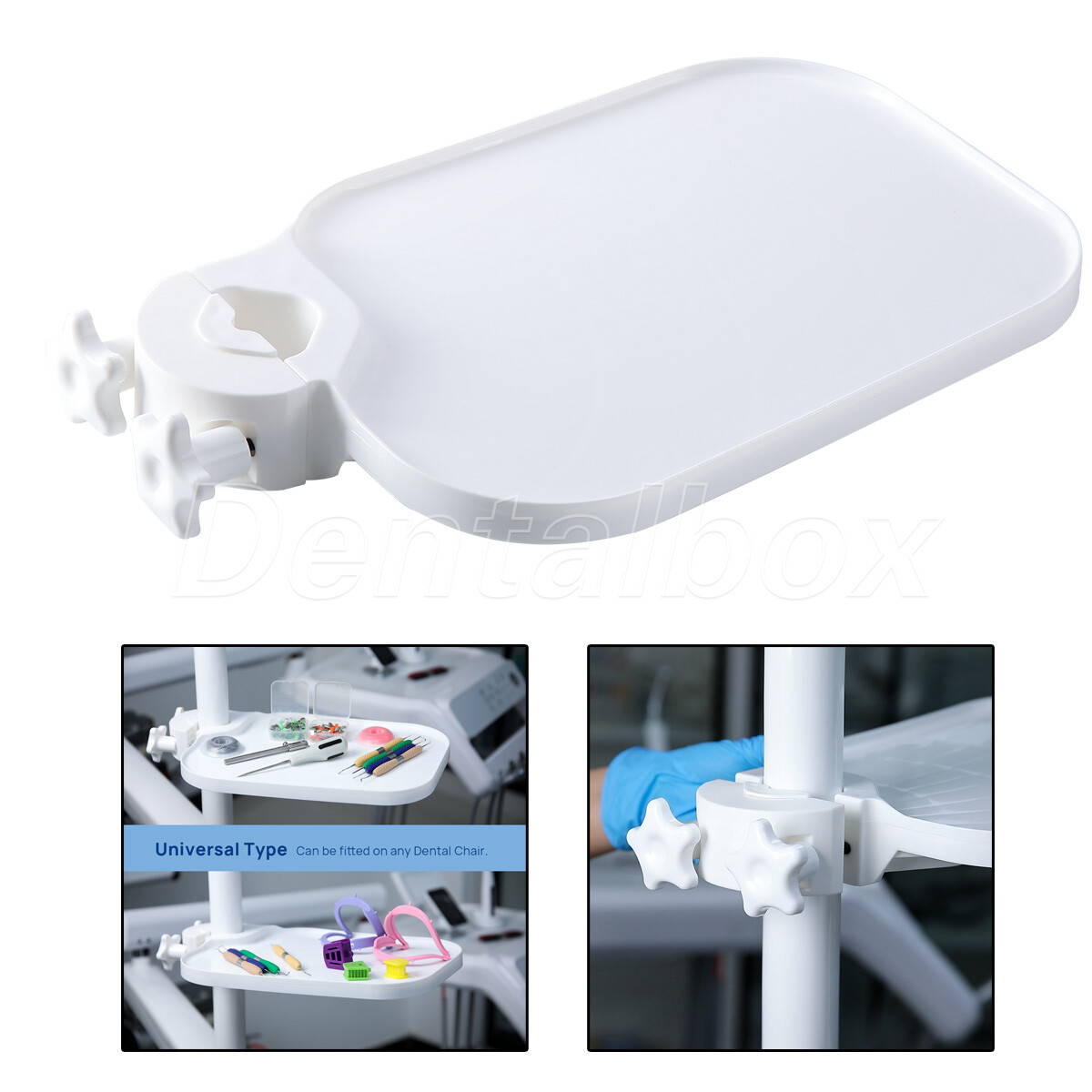 AZDENT Dental Universal Plastic Tray Table Chair Accessories For Dental Chair