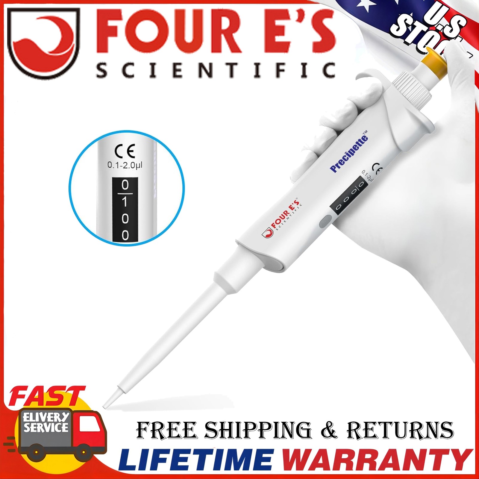 0.1ul-10ml Single Channel Pipettor Adjustable Micropipette Lab High Precision
