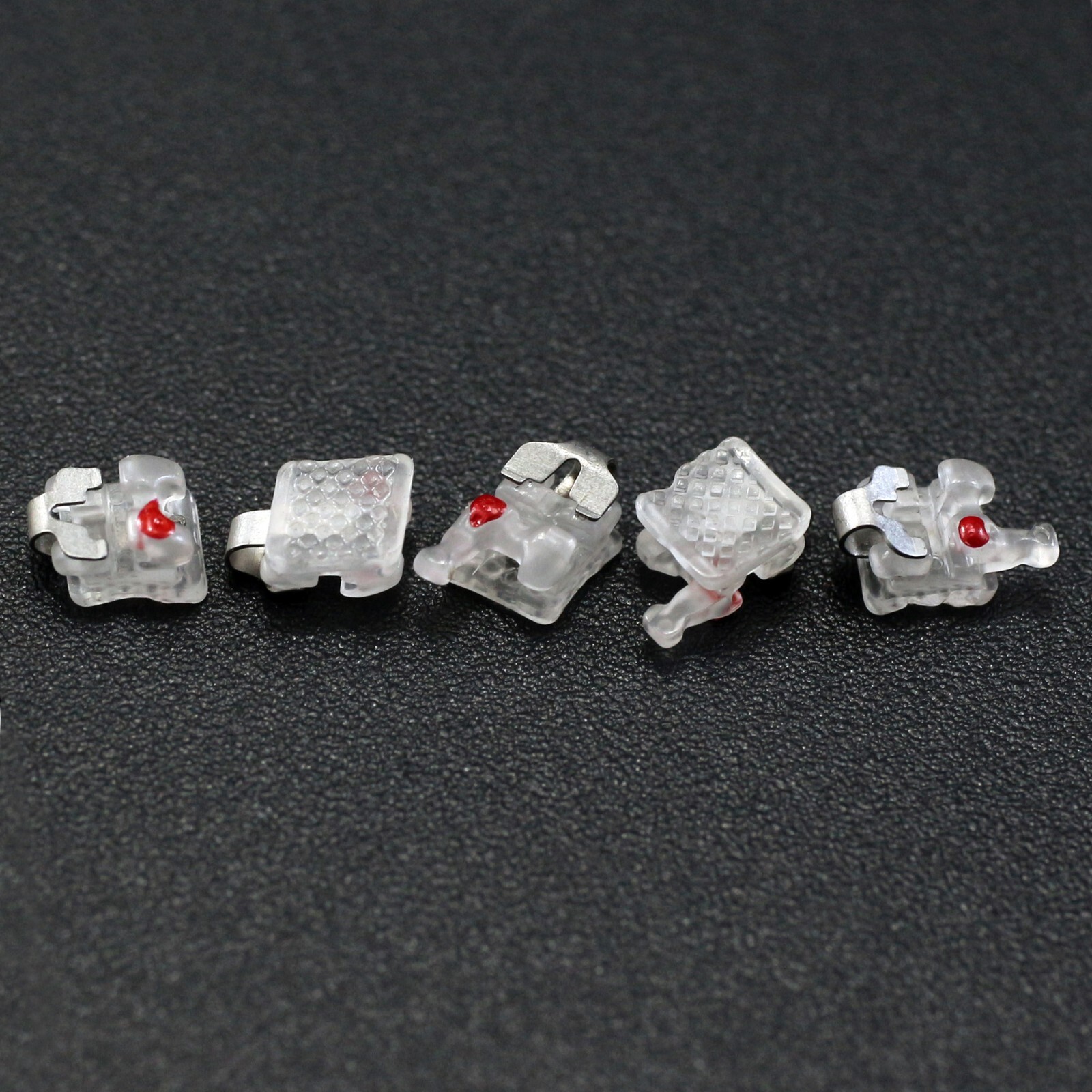 Orthodontic Bracket Self Ligating Ceramic Clear Aesthetic Interactive Roth 0.022