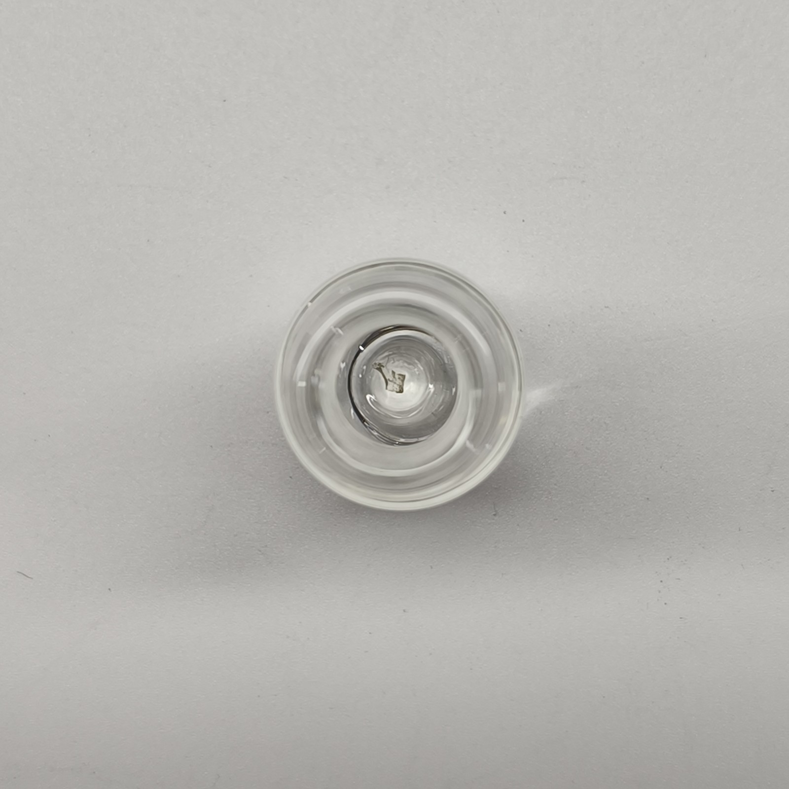 3mL Clear Borosilicate Glass Vial V-Shape with Solid Cap, Pack of 100 Vials Lab