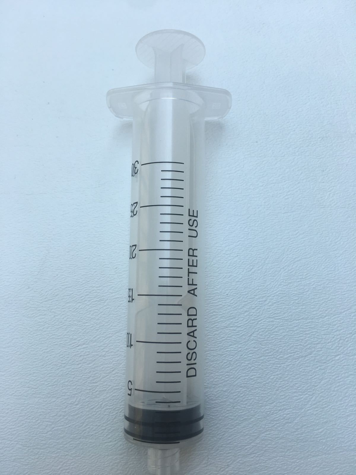 5 30cc Syringe Only with Luer Lock Tip Sterile Disposable Latex Free 30ml NEW