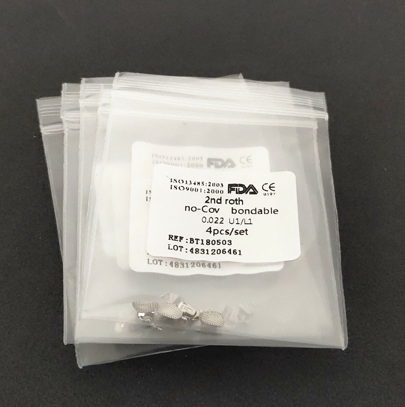 Dental Orthodontic Buccal Tube 1st/2nd Roth .022 Molar Bondable No-convertible