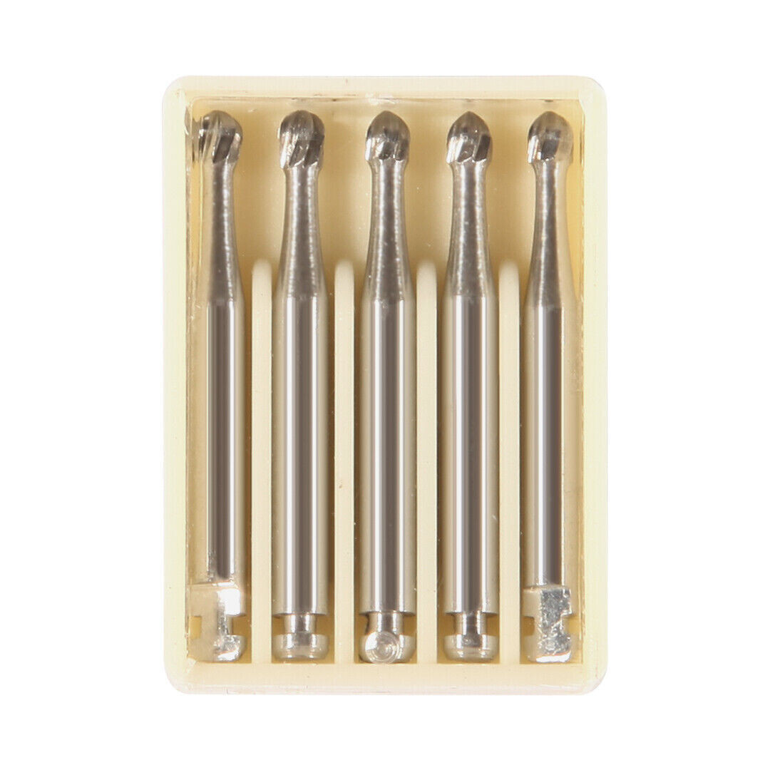 5Pcs/Pack Dental Tungsten Steel Carbide Handpiece Bur Fit Low Speed Contra Angle