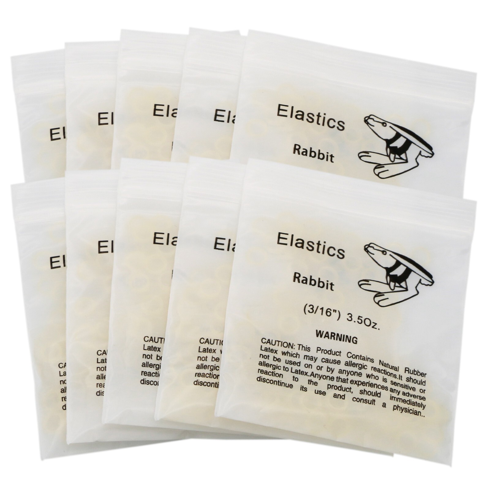 1000Pcs US Dental Orthodontic Rubber Bands Ortho Elastics Latex Braces 3.5 OZ