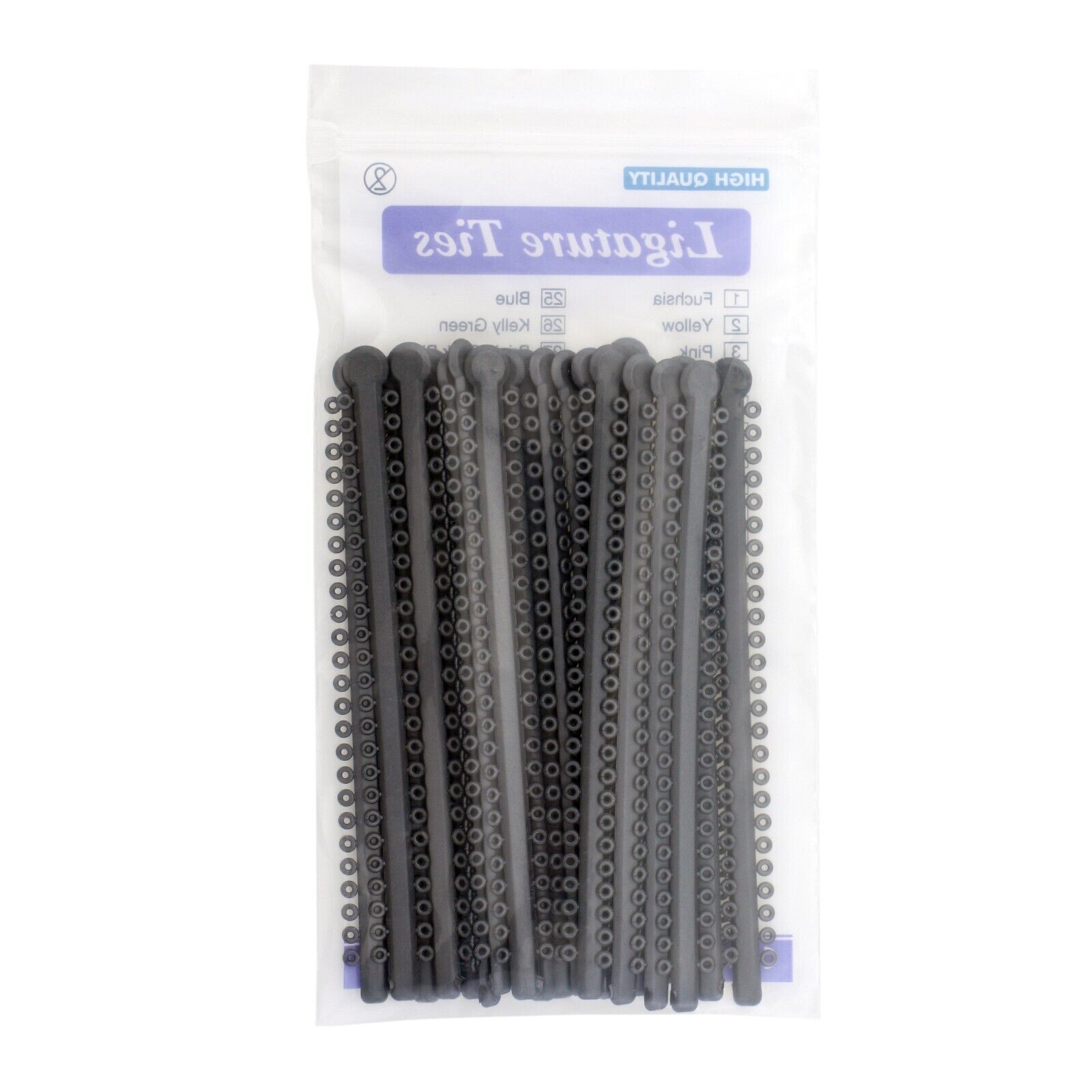 Dental Orthodontic Arch wire Ligature Ties Niti Elastic Ovoid Form Rubber Bands