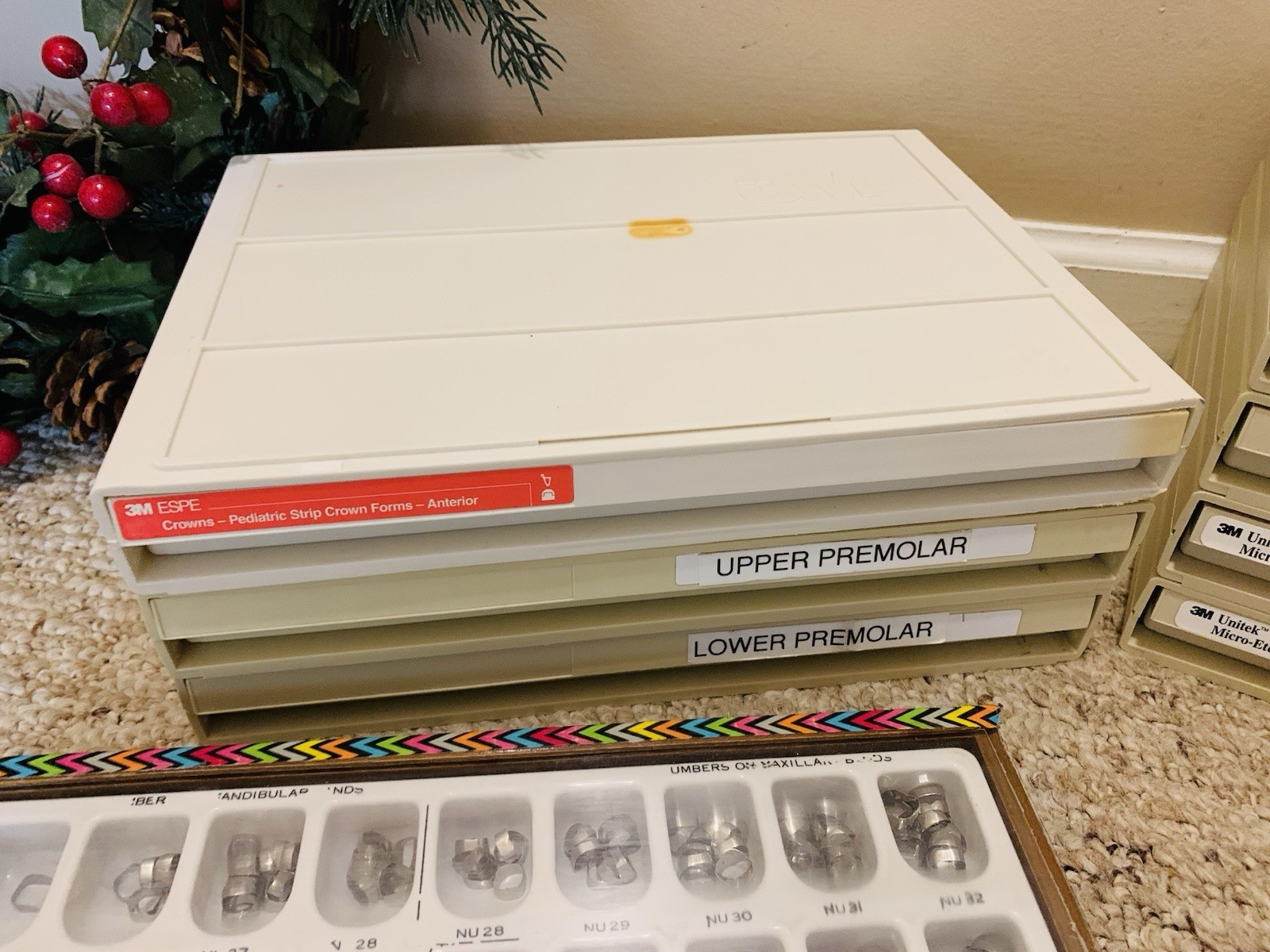 Lot of 12, 3M Unitek Victory Series Bands ESPE Dental Molars Trays Discs Crowns