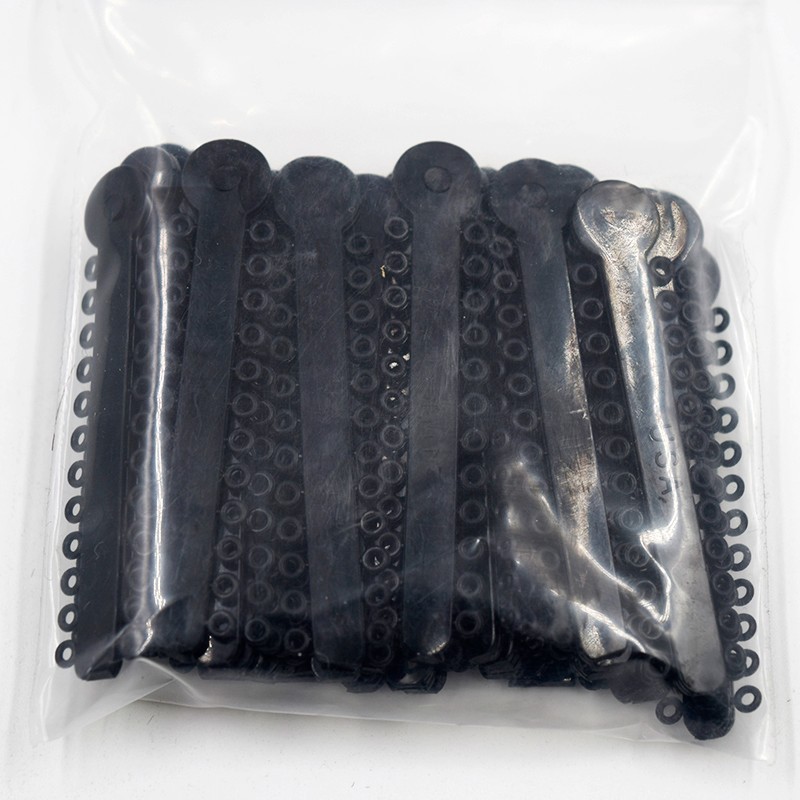 1Pack/1040Pcs Dental Ligature Ties Orthodontic Elastic Rubber Bands 44 Colors