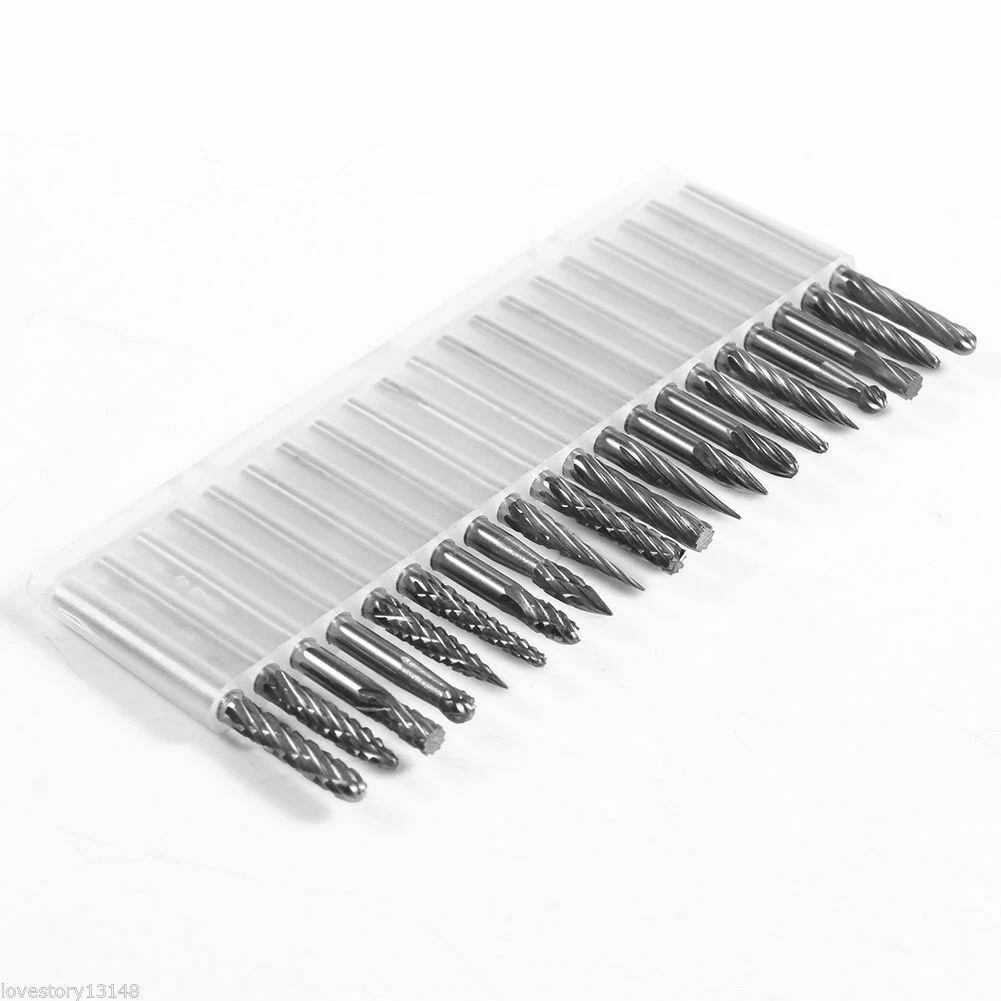 20 Pcs/Pack Lab Dental Tungsten Carbide Rotary Burr Rotary Tool Milling Drill