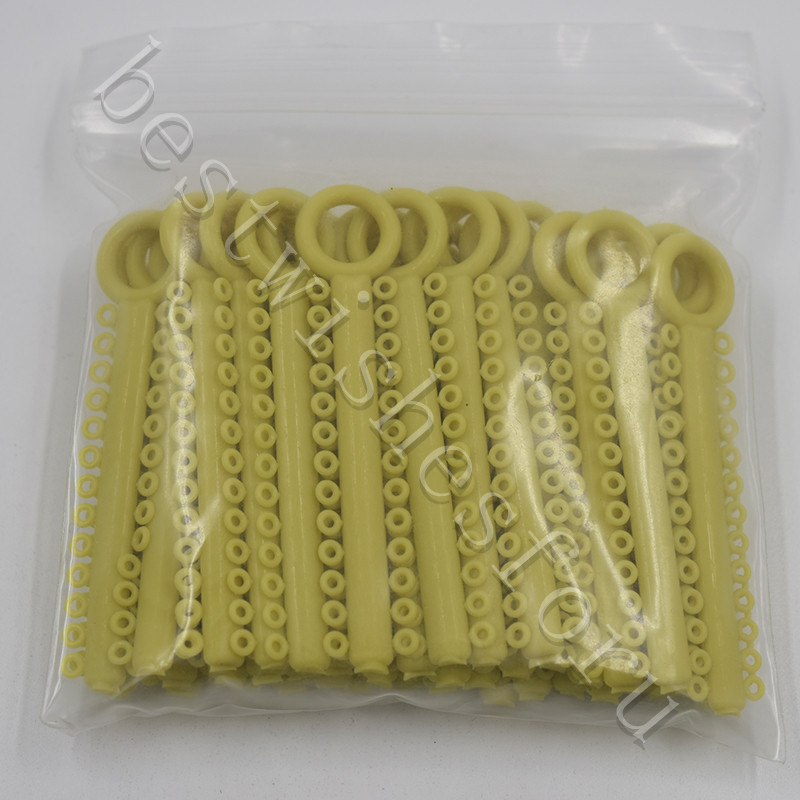 1 Pack 1040 Ring Dental Orthodontics Elastic Ligature Ties Bands Brace 37 Color