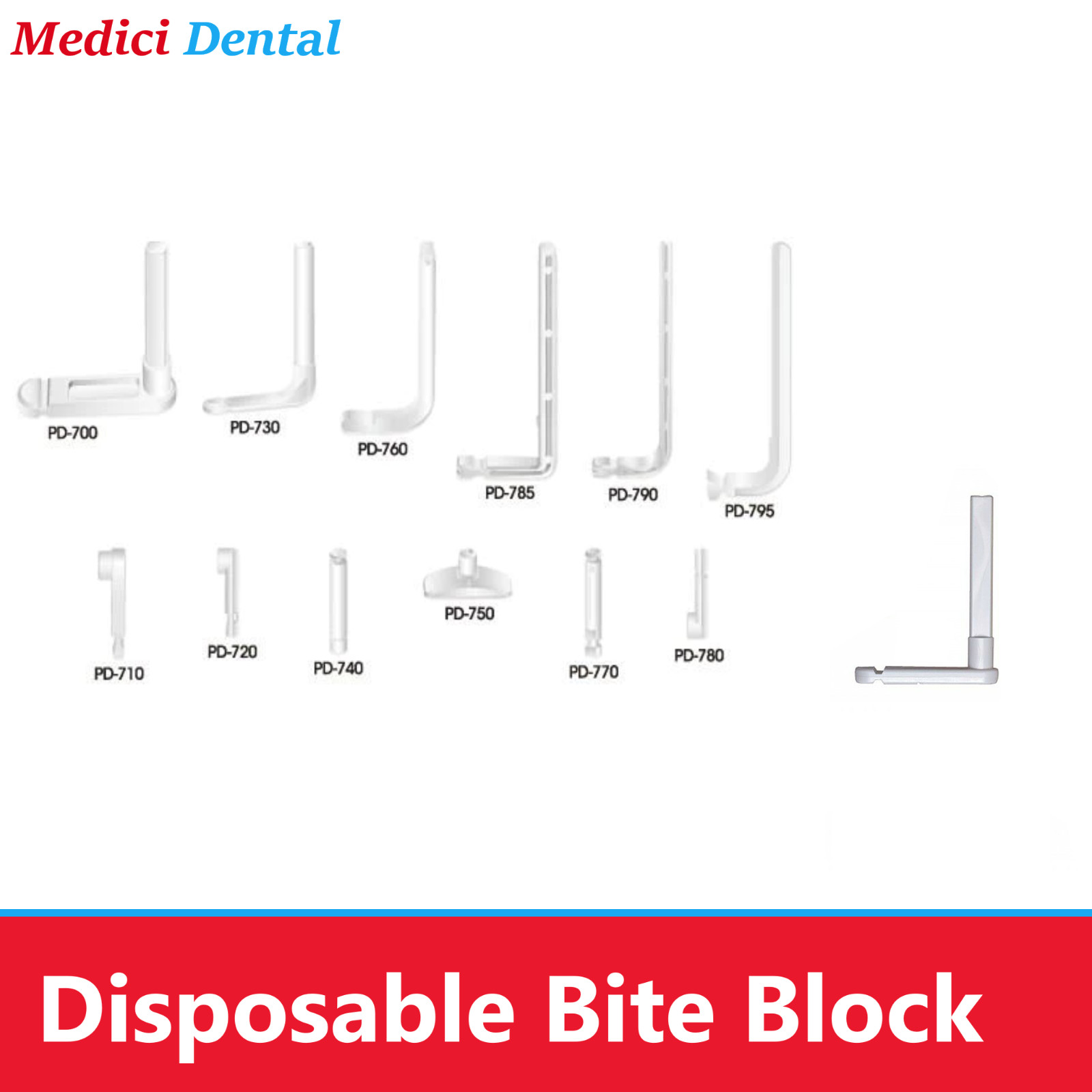 Dental X-Ray Bite blocks 7010 For Siemens OP 10, Instrumentarium, 100/Bx, #7010