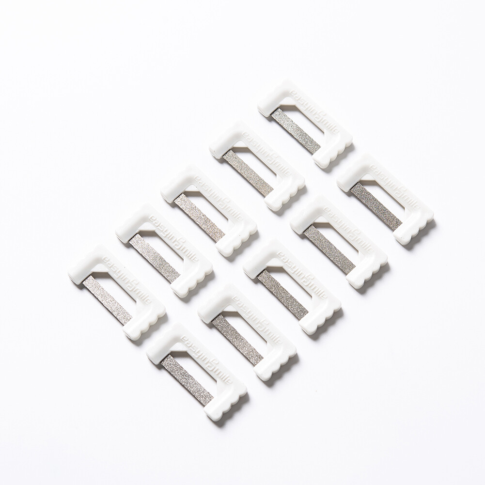 10pc Dental Interproximal Reduction Enamel Strips Orthodontic IPR stripping saw