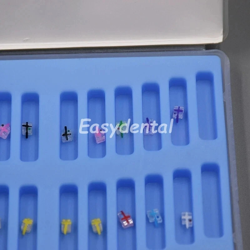 20Pcs Dental Orthodontic Ceramic Sapphire Bracket Monocrystalline Roth/MBT 022