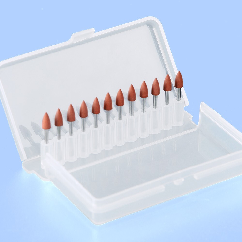 60PCS Dental Polishing Polishers Bur FG 1.6mm Mini Points Brownie Friction Grip