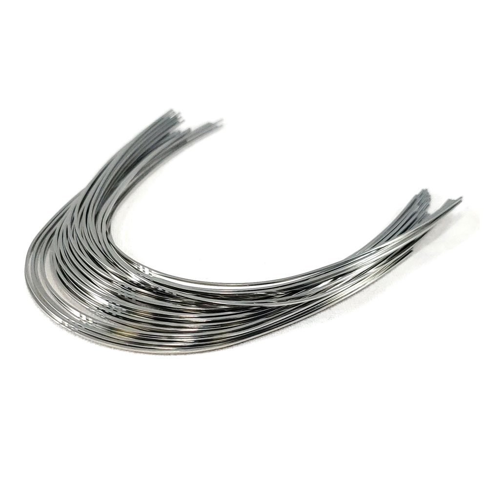 100PCS NiTi Orthodontic Archwires Round Square Ovoid Form for Dental Braces U L