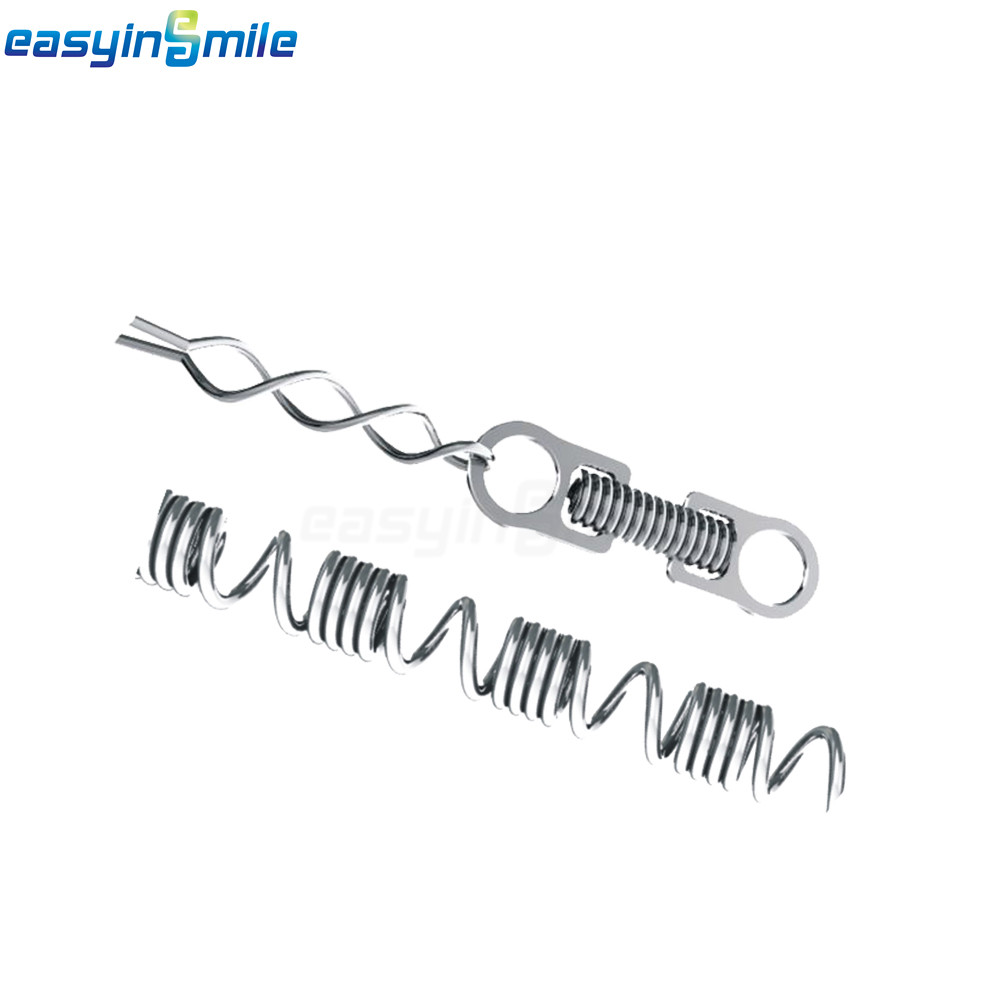 Easyinsmile Dental Orthodontic 10Pcs NITI 010/012 Closed Coil Spring 6/9/12mm