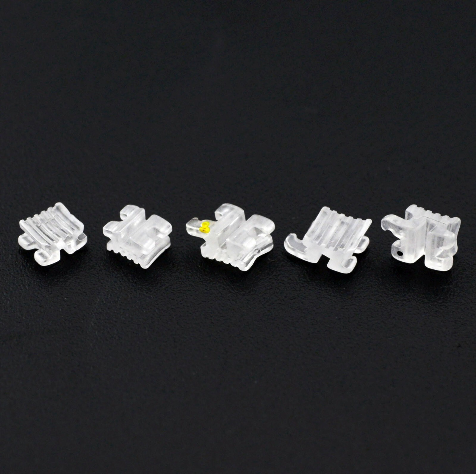 Dental Orthodontic Ceramic Brackets Clear Braces Elegan I MBT Roth 022 345 5-5