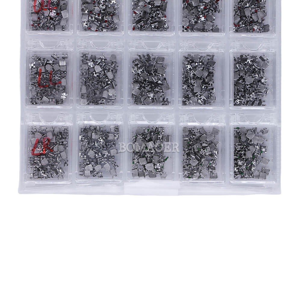 Orthodontics Dental MIM Monoblock Brackets MBT 022 Braces On 345 Hooks 50Sets