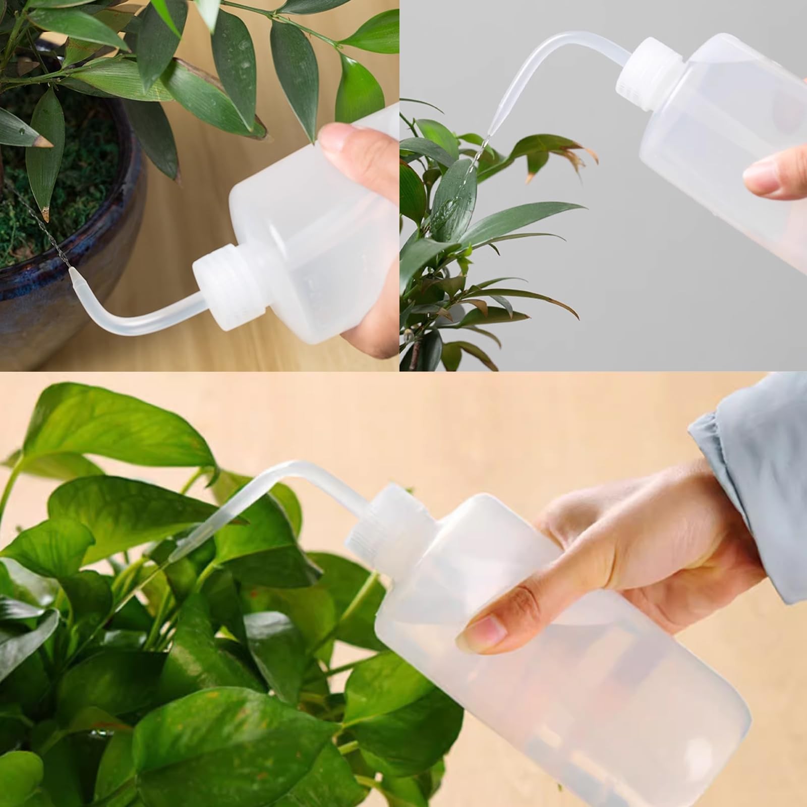 DTDNZKN 2 Pack 8oz 250ml Wash Bottles with Narrow Mouth and Labels – Ideal