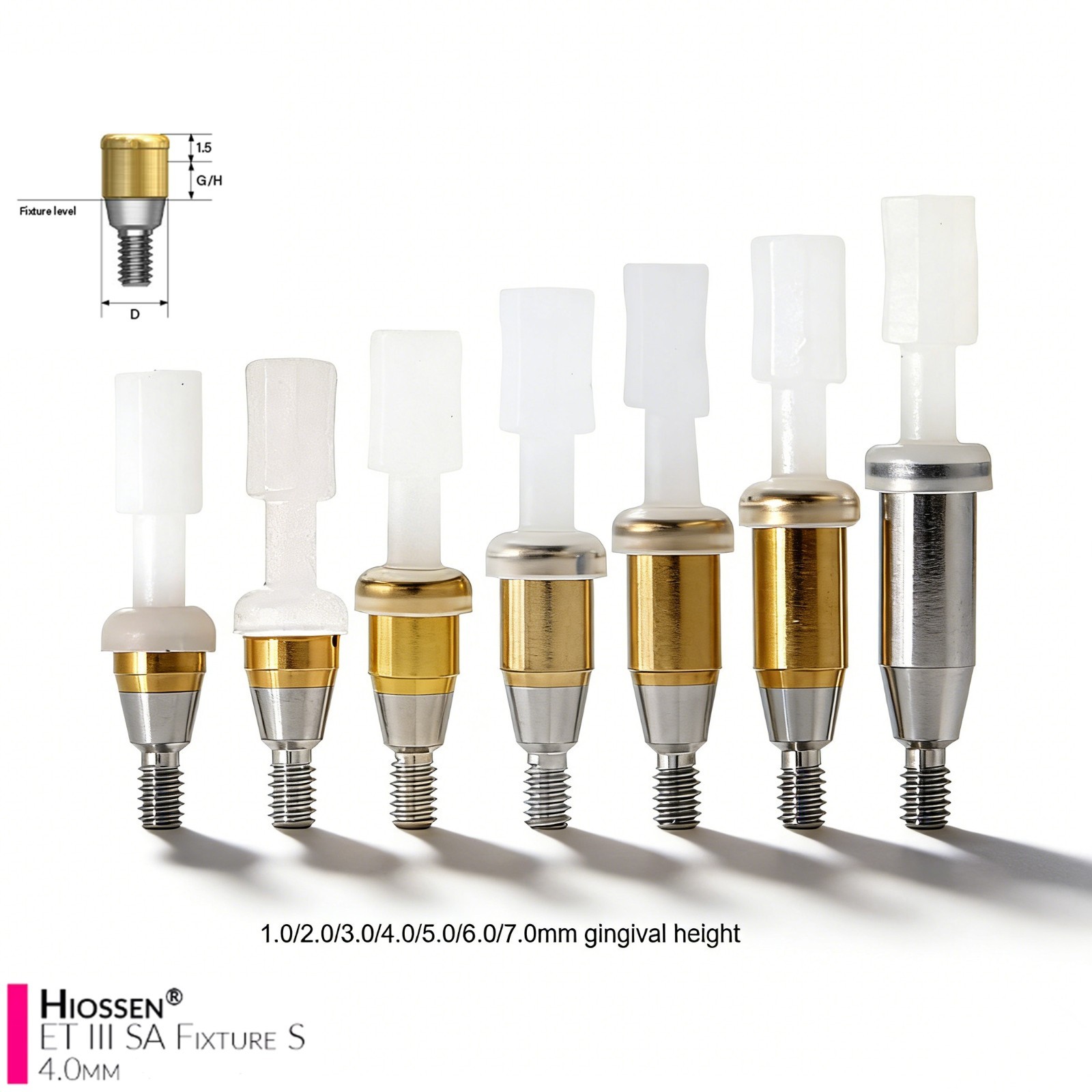 Dental Classic Locator Abutment Internal Hex ZEST Legacy Anchor For Hiossen ET