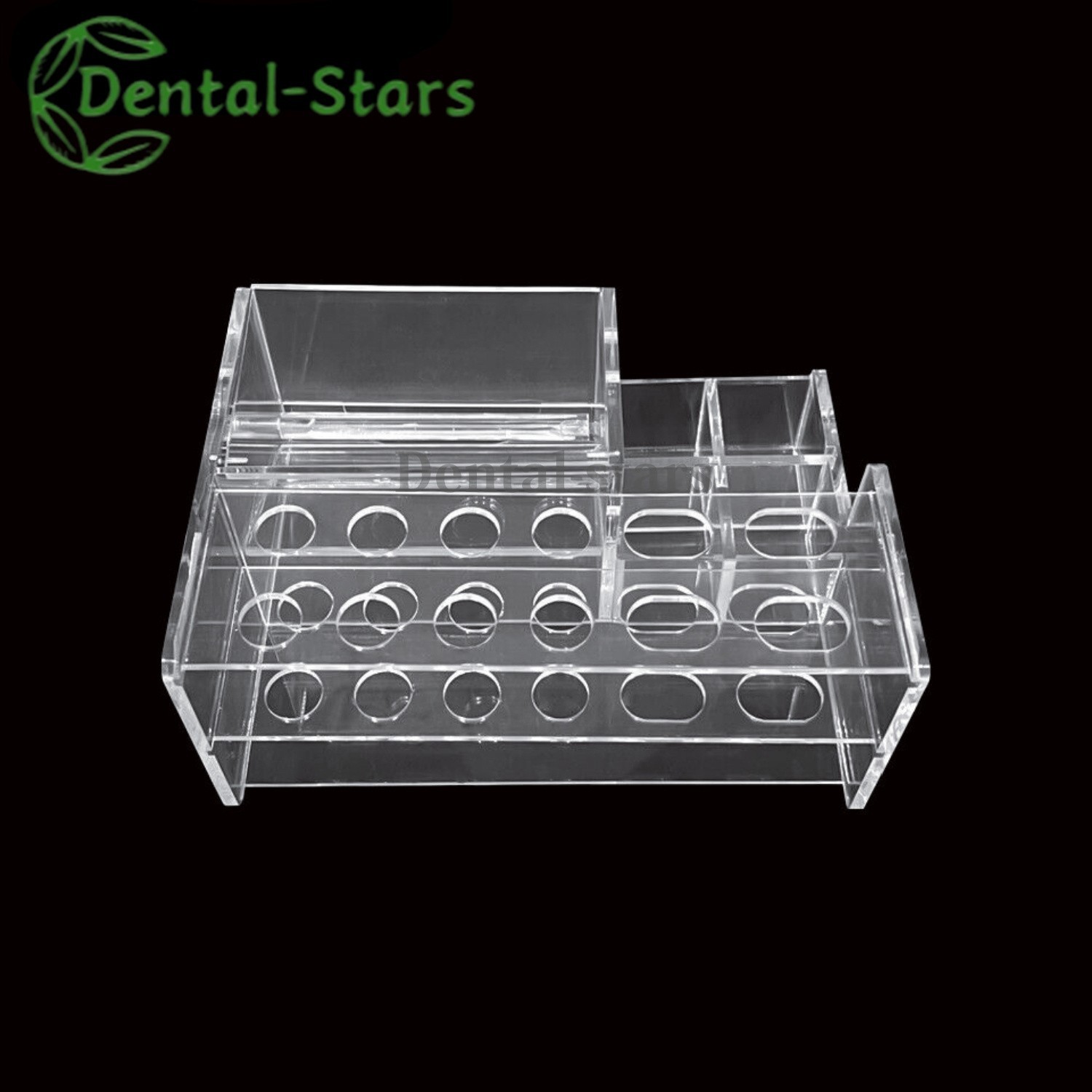 Dental Composite Syringe Acrylic Organizer Holder Resin Applicator Adhesive Rack