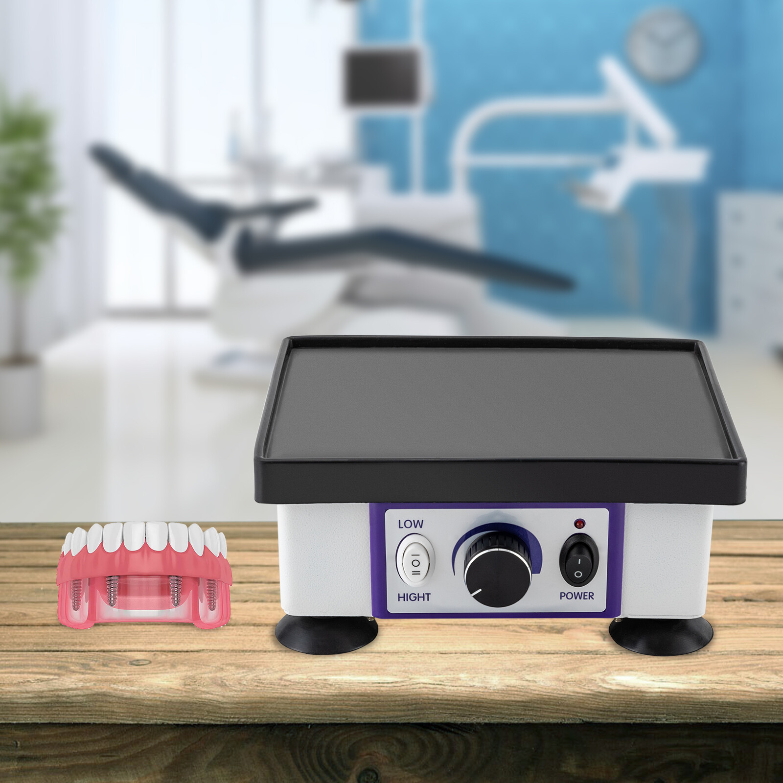Dental Model Square Vibrator Vibrating Shaker Electric Oscillator Equipment Lab