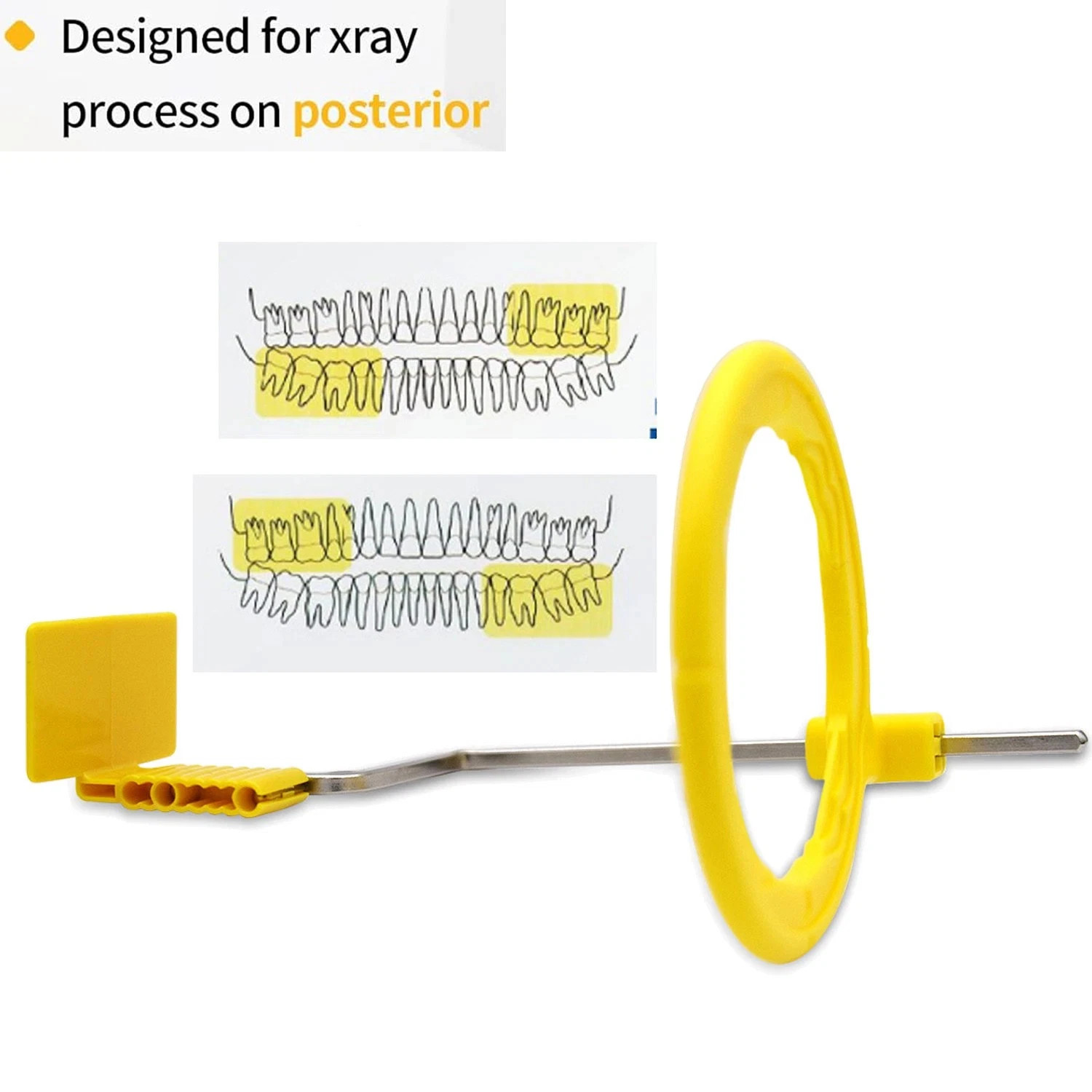 100x Dental Sensor Holder X-ray Self-adhesive Bitewing/Anterior/Posterior Block