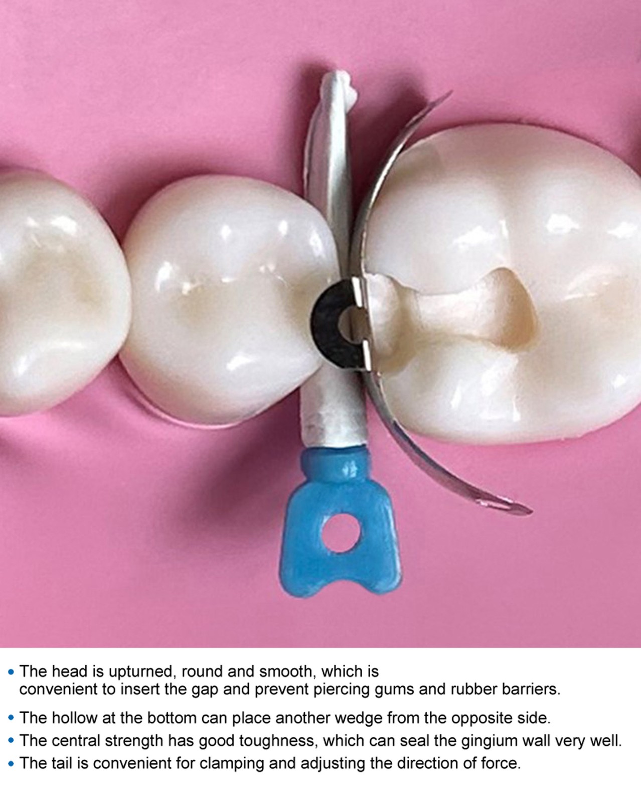 Dental Matrix Bands Ring Sectional Matrix System Clamp Plastic Tulwar Wedges