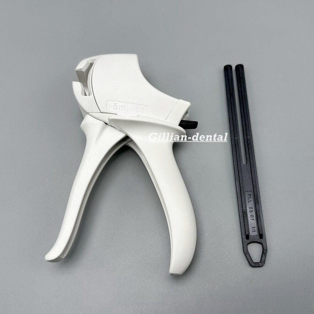 Dental Activa-Spenser Type Dispenser Gun For 5Ml 1:1/10:1 Automix Syringe Cement