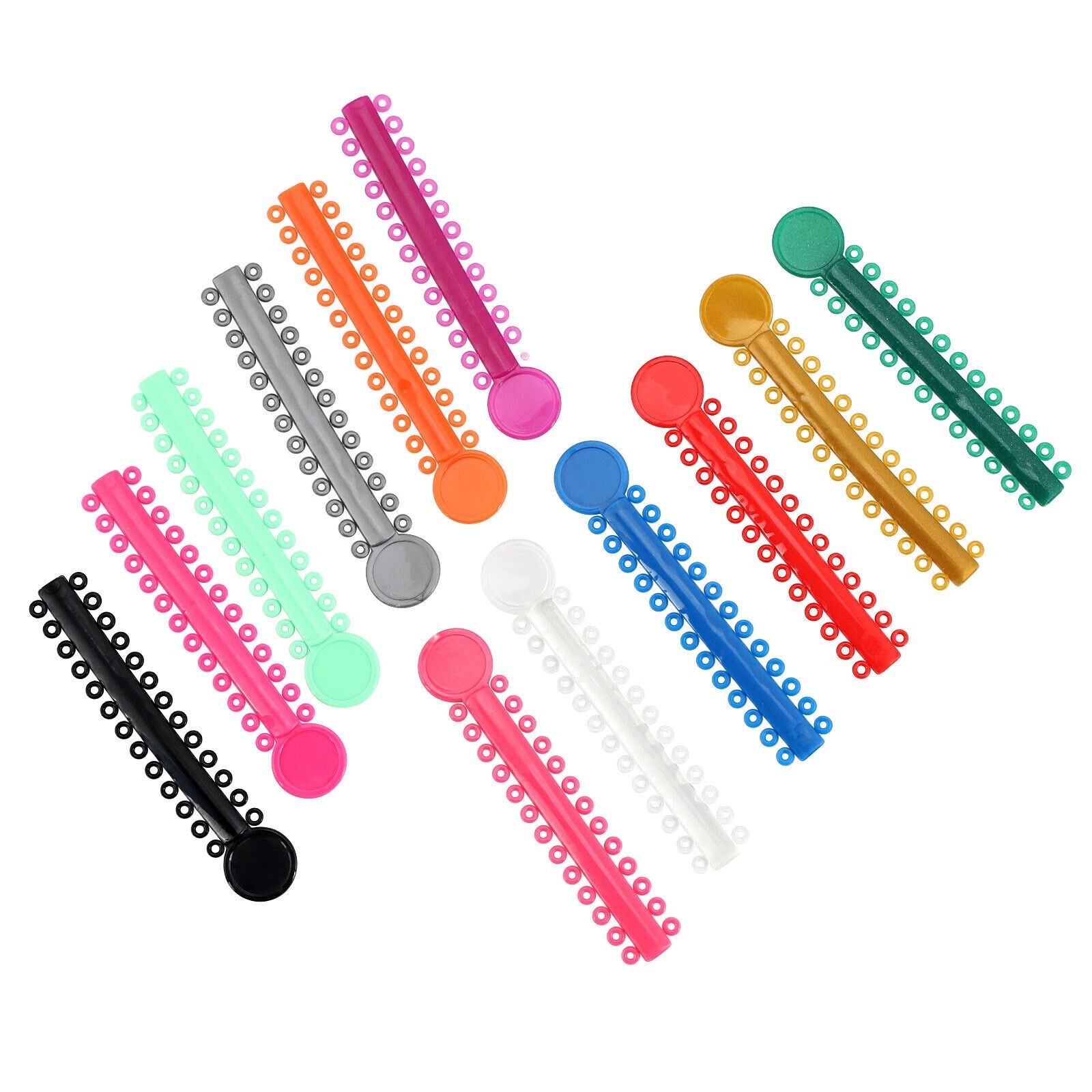 1040 Pcs Dental Orthodontic Ligature Ties Elastic Braces Rubber Bands Ligaduras