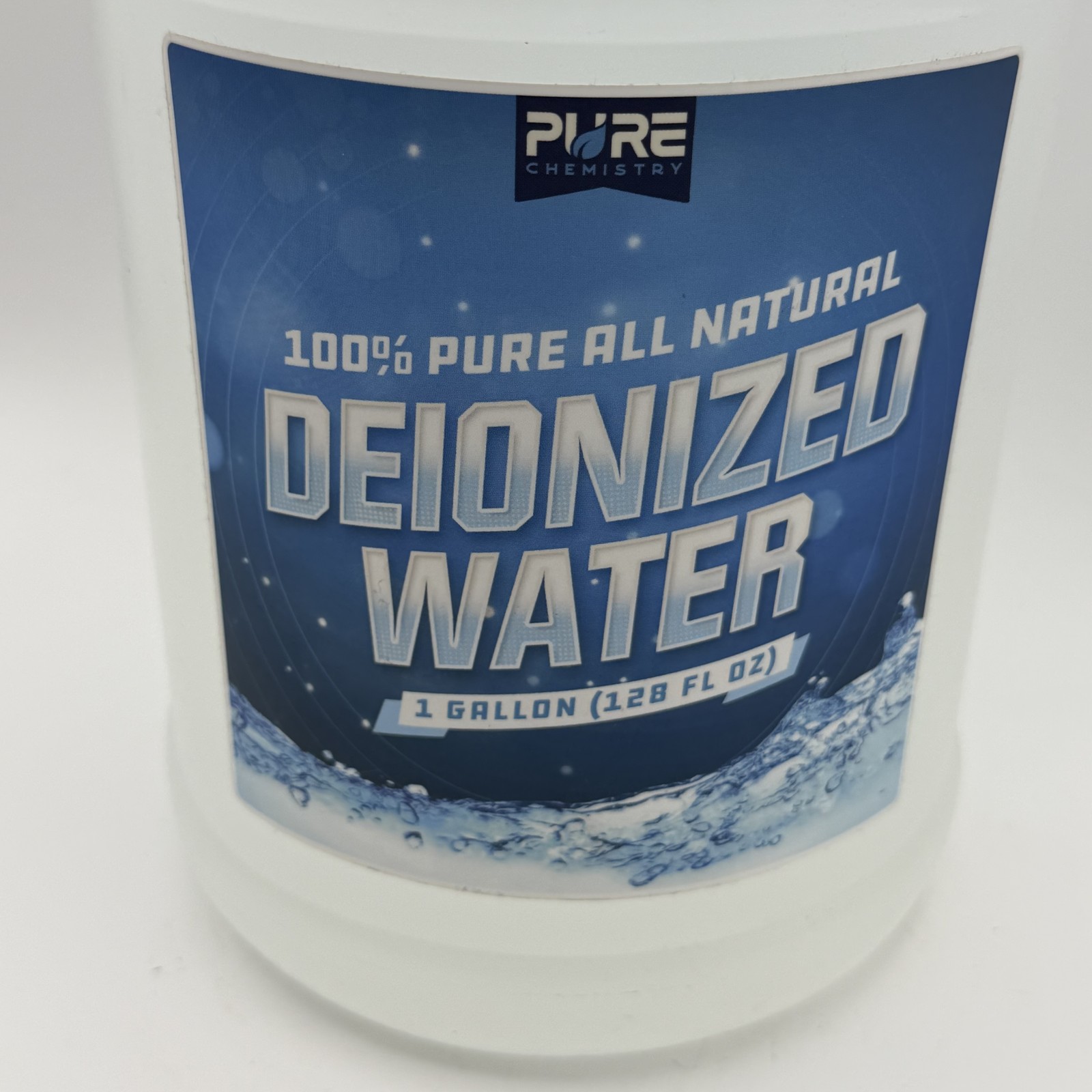 PURE CHEMISTRY 100% Pure All Natural Deionized Water 1 Gallon (128 fl oz)