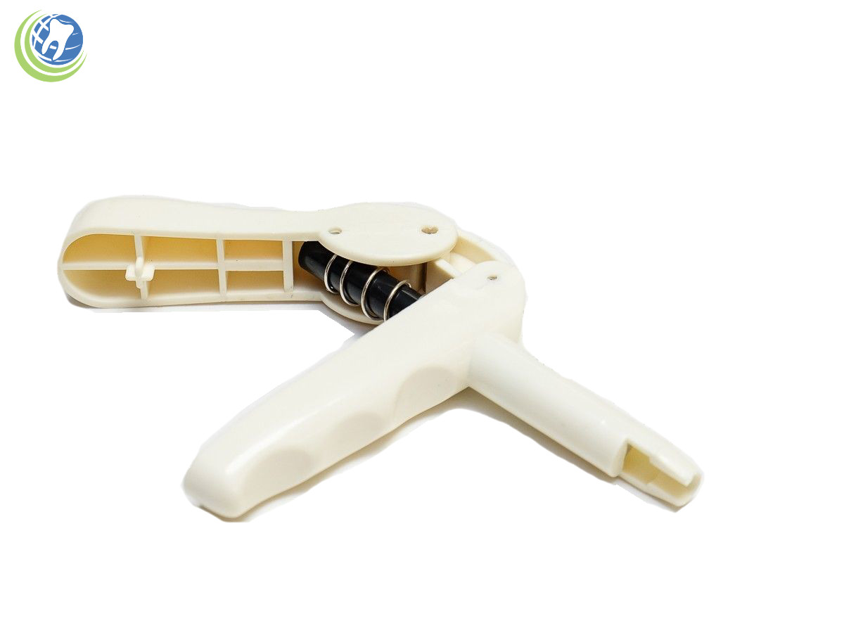 DENTAL COMPOSITE DISPENSING APPLICATOR GUN FOR COMPULES CARPULES UNIDOSE