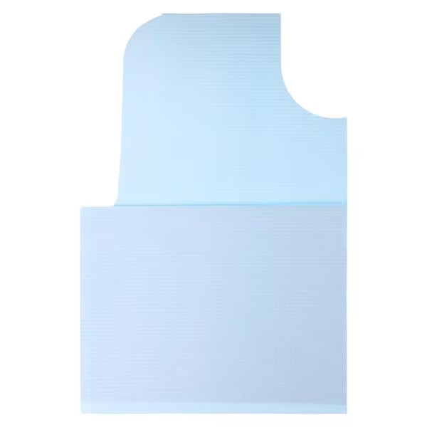 Tidi Everyday Endodontic Oral Surgery Patient Bibs, 29″ X 21″, Blue, 100/Cs