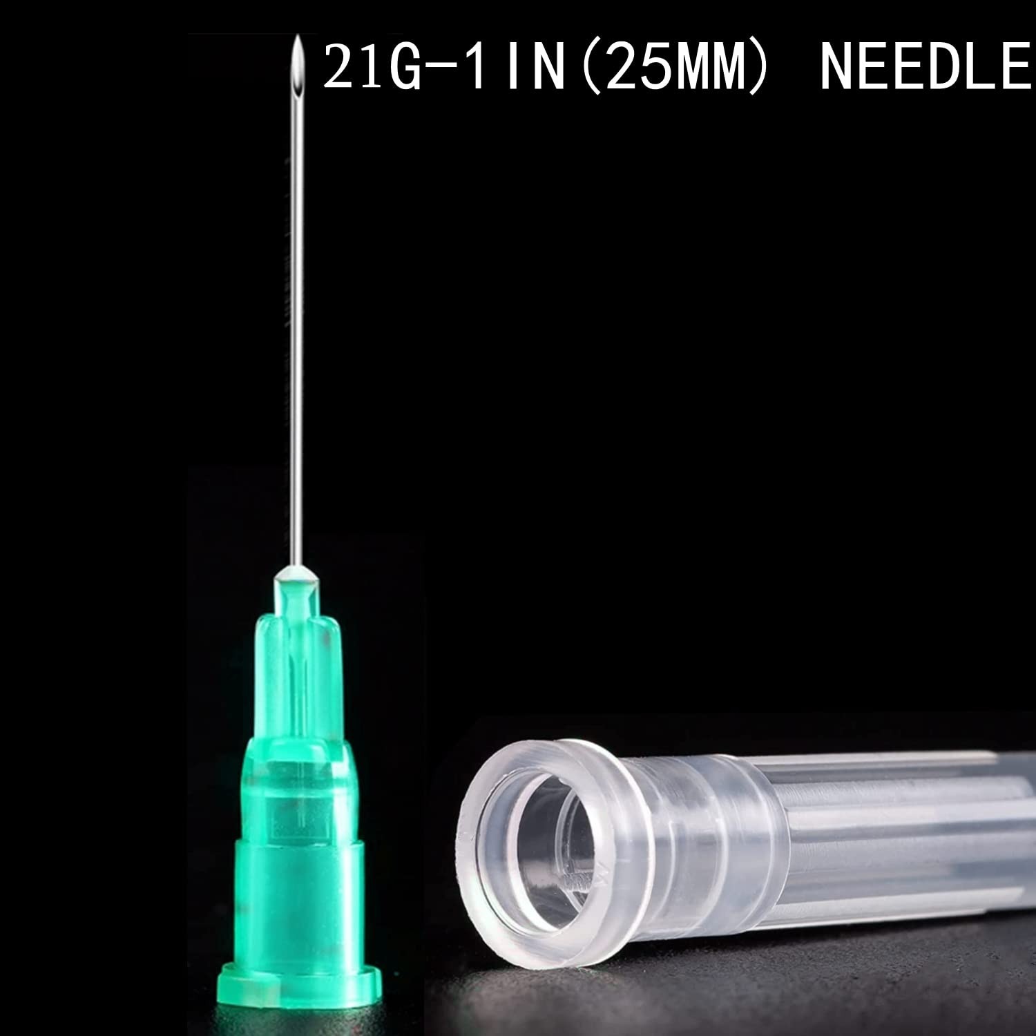 Essential 100-Pack 21Ga 1Inch Dispensing Needles for Non-Sterile Applications