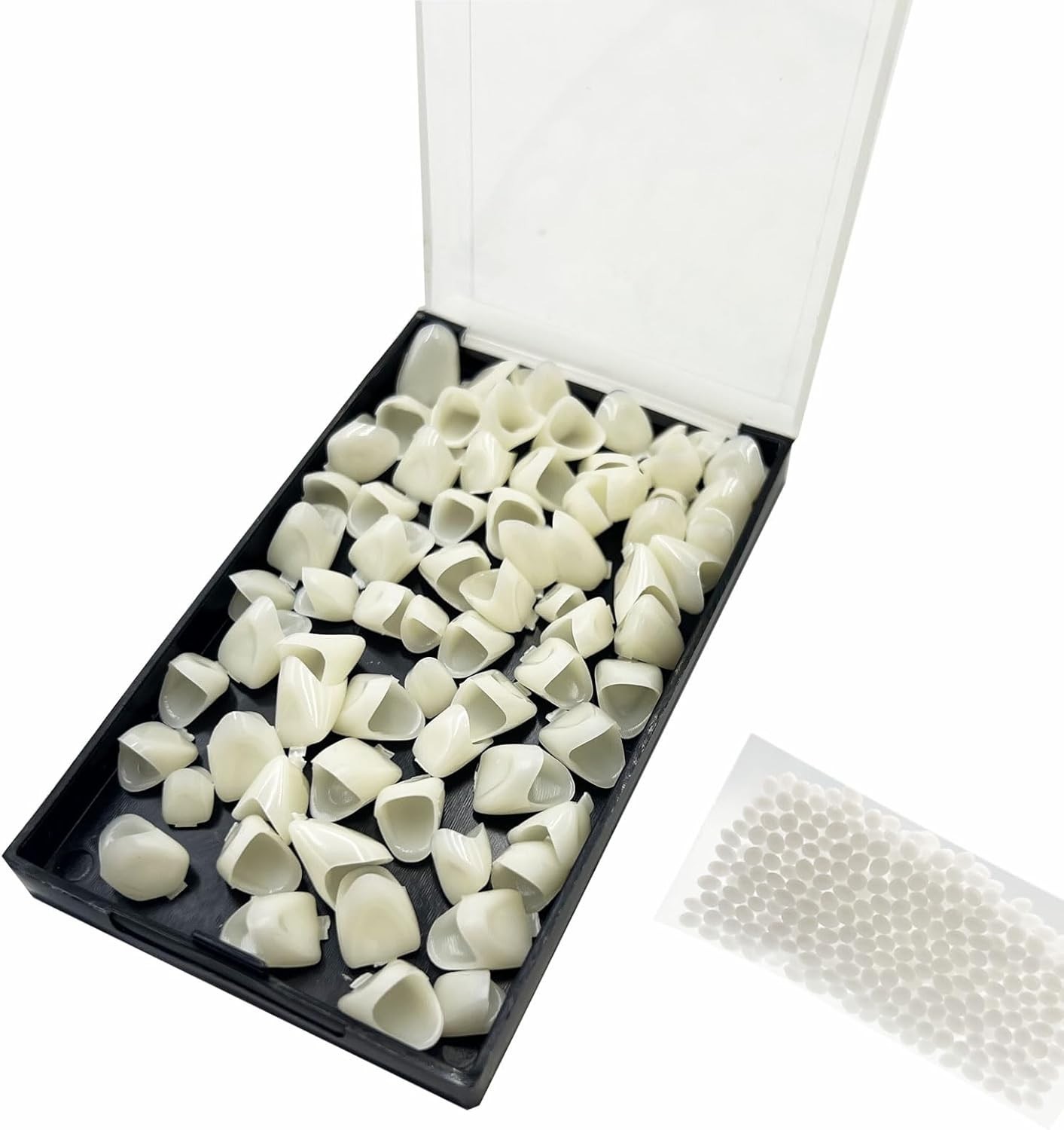 1 Box False Teeth Crown Repair Kit Dental Anterior Veneers Fake Tooth Cap Crown