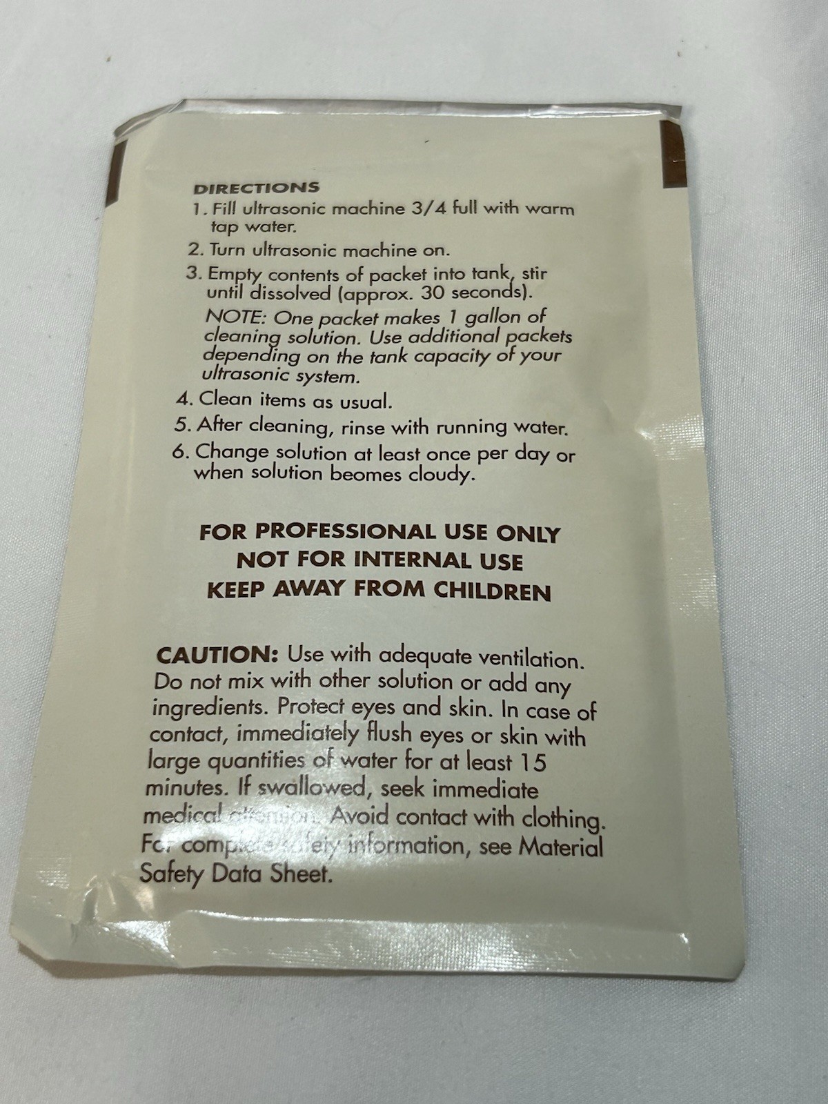 L&R UltraDose® Ultrasonic General Purpose Cleaner Powder 21 Packets 1 Pk=1 Gal