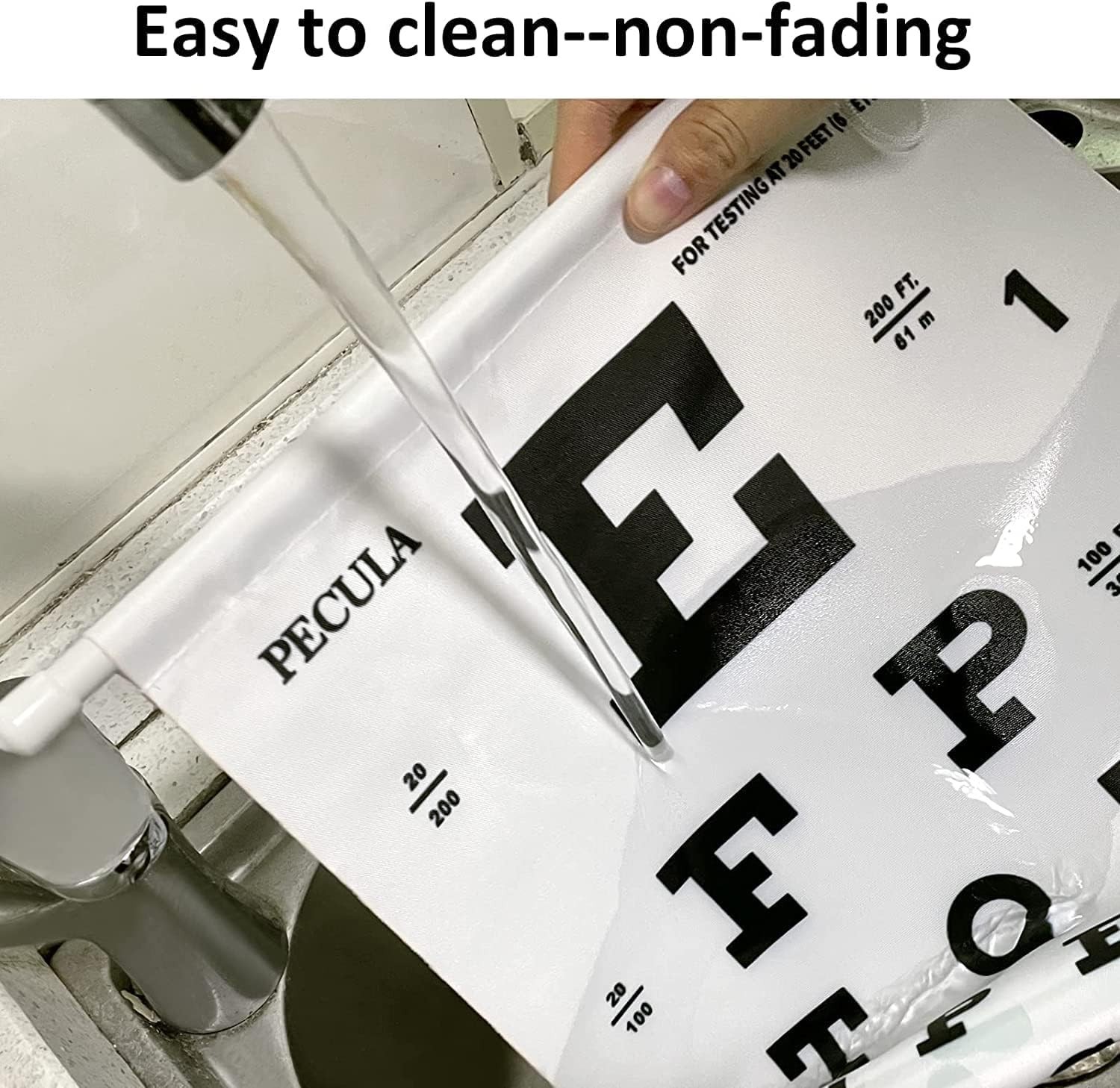 Elegant Snellen Eye Chart Canvas – Non-Reflective Wall Art for Eye Exams