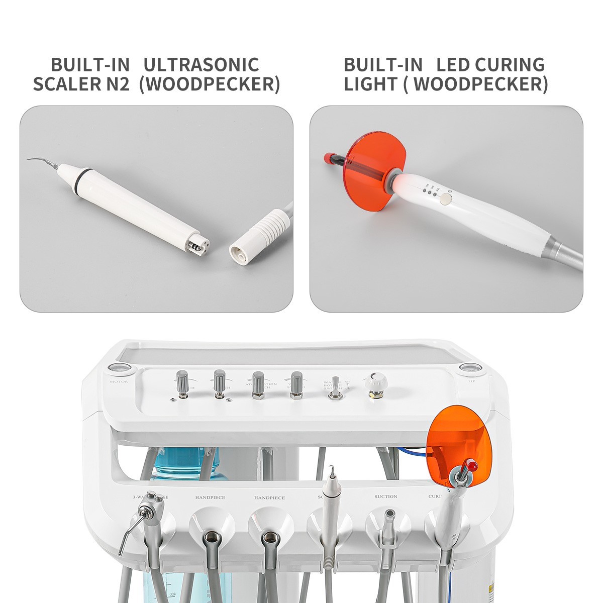 Pro Dental Reduction 4:1 Interproximal Stripping Contra Angle Handpiece IPR Kit