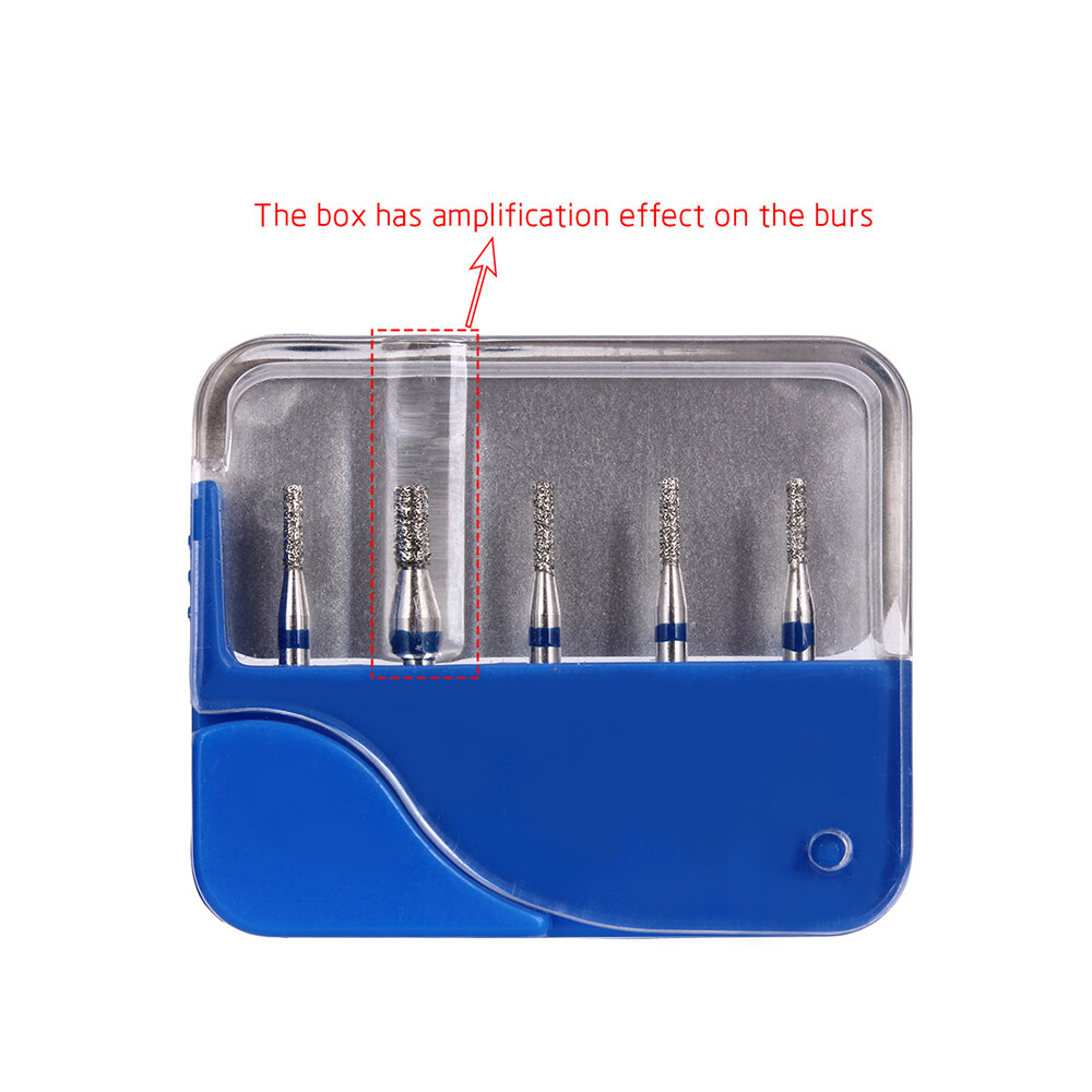 20 Types AZDENT Dental Diamond Burs For High Speed Handpiece Friction Grip 1.6mm