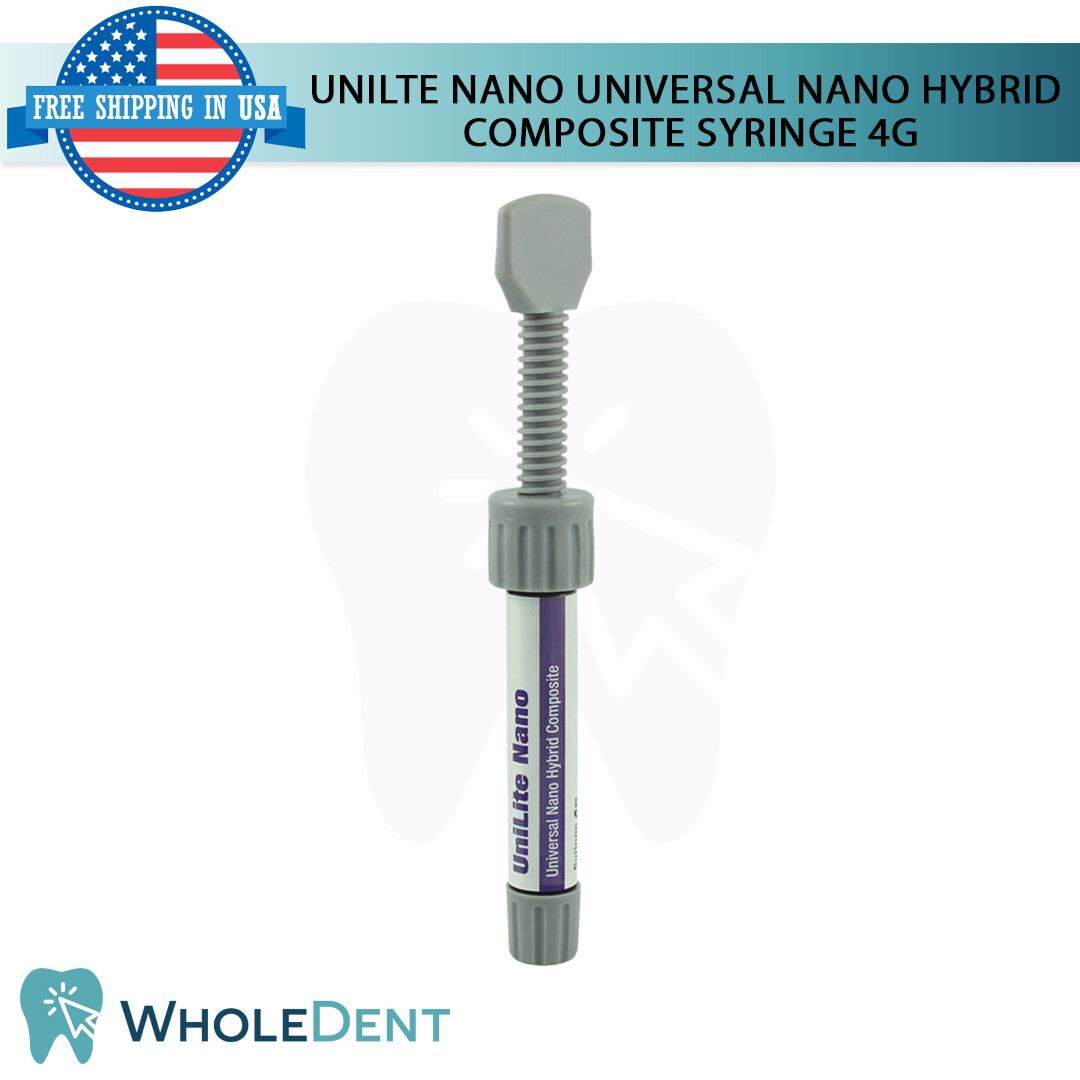 Nano Universal Hybrid Composite Dental Filling Syringe Restoration 4g Shades