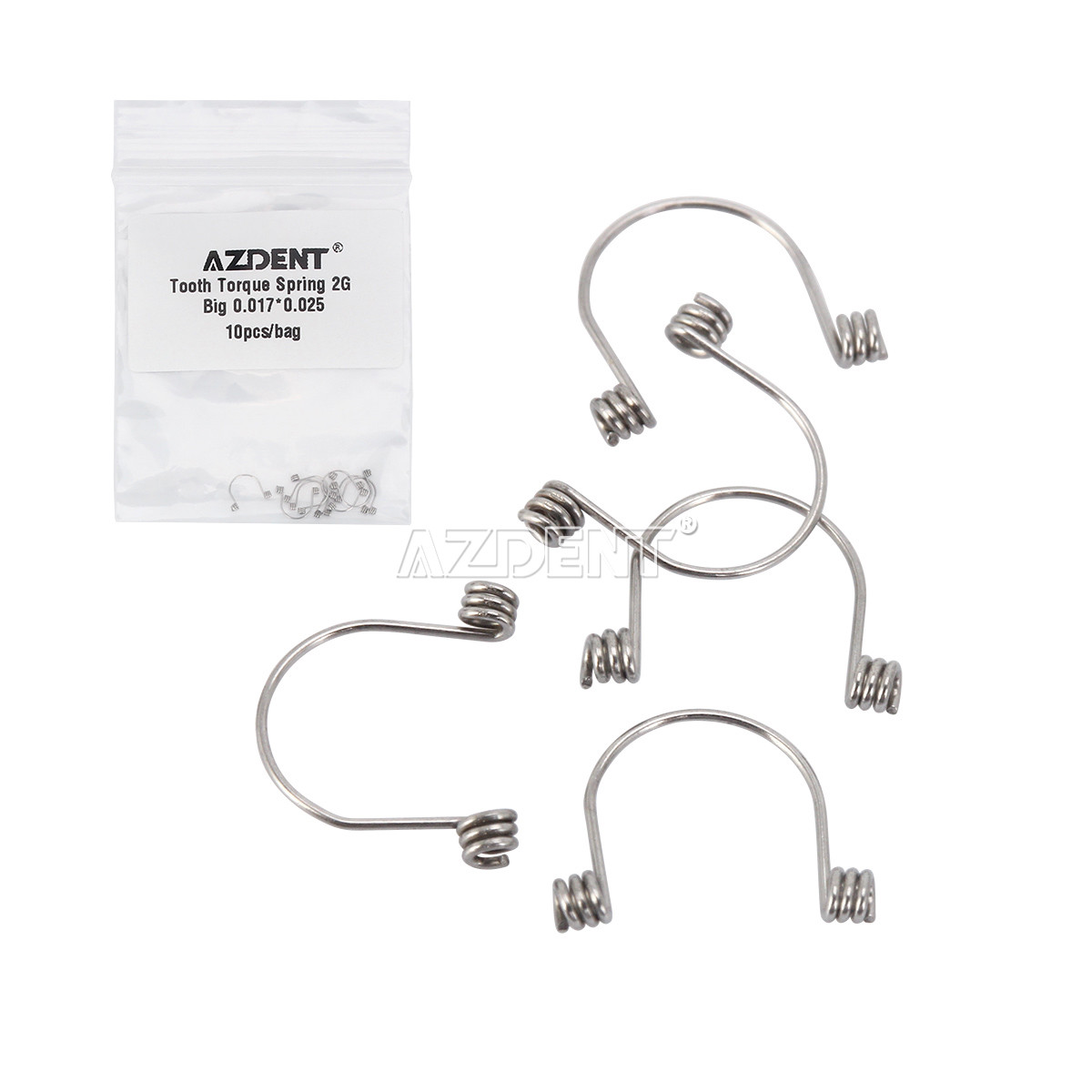 10Pcs/Bag Dental Orthodontic Anterior Teeth Torque Rectangular Springs AZ SALE
