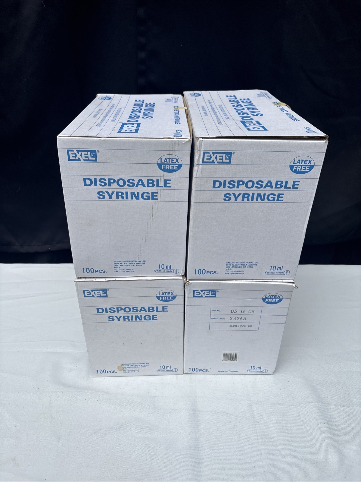 Disposable Syringe 10 Ml Lot Of 400 New In Box Exel