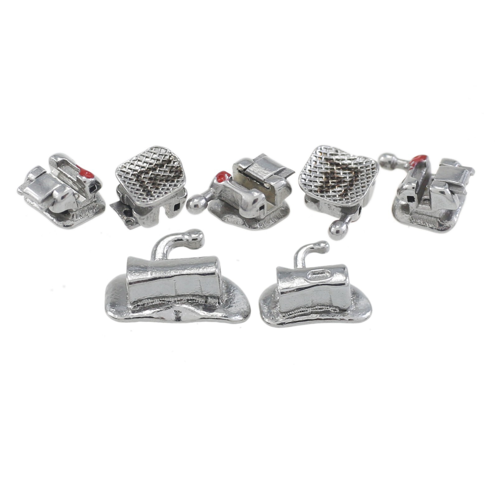 Dental Orthodontic Brackets Self Ligating Braces Metal Ceramic Roth MBT 022 345