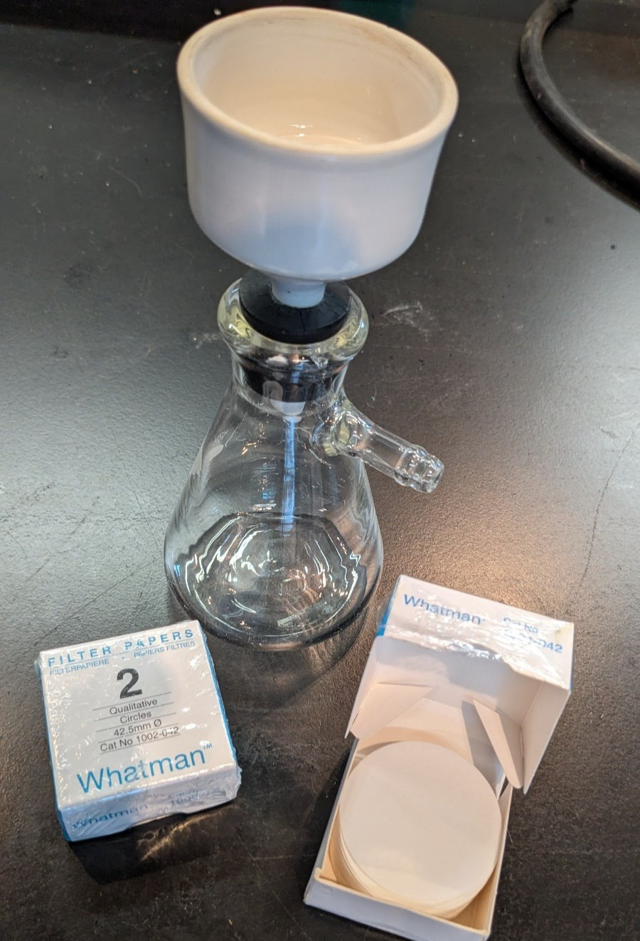 Coors USA 60239 Buchner Funnel Kit w/ Filter Flask Adapter & Whatman Papers