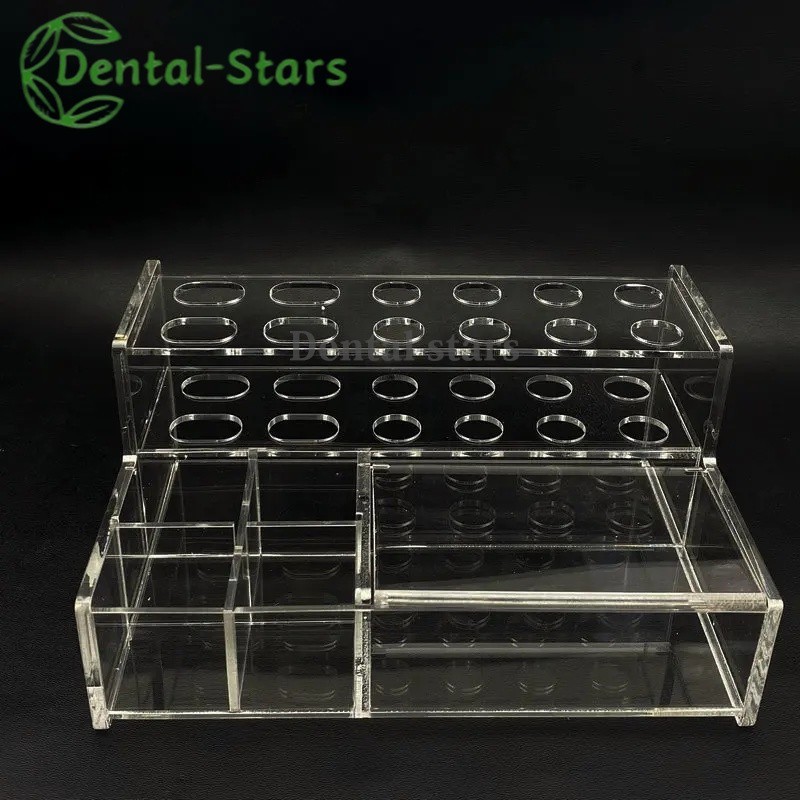Dental Acrylic Composite Resin Storage Placer Holder Syringe Organizer Dispenser