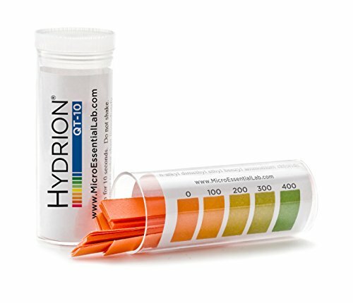 2pk – QT-10V Hydrion 100ct Strips Quaternary QUAT 0-400ppm Sanitizer Check Test
